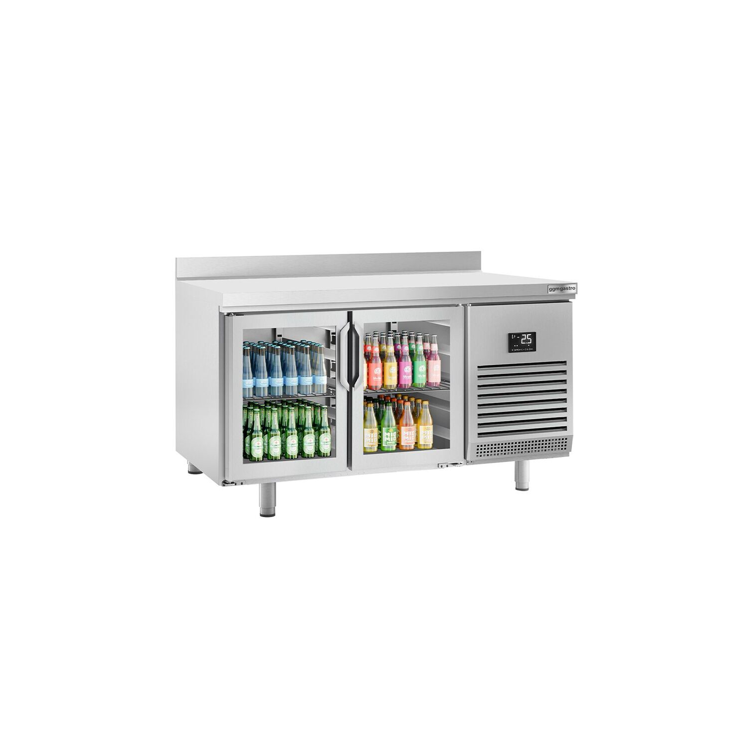 Külmlaud PREMIUM PLUS 1468×600mm, klaasuksed