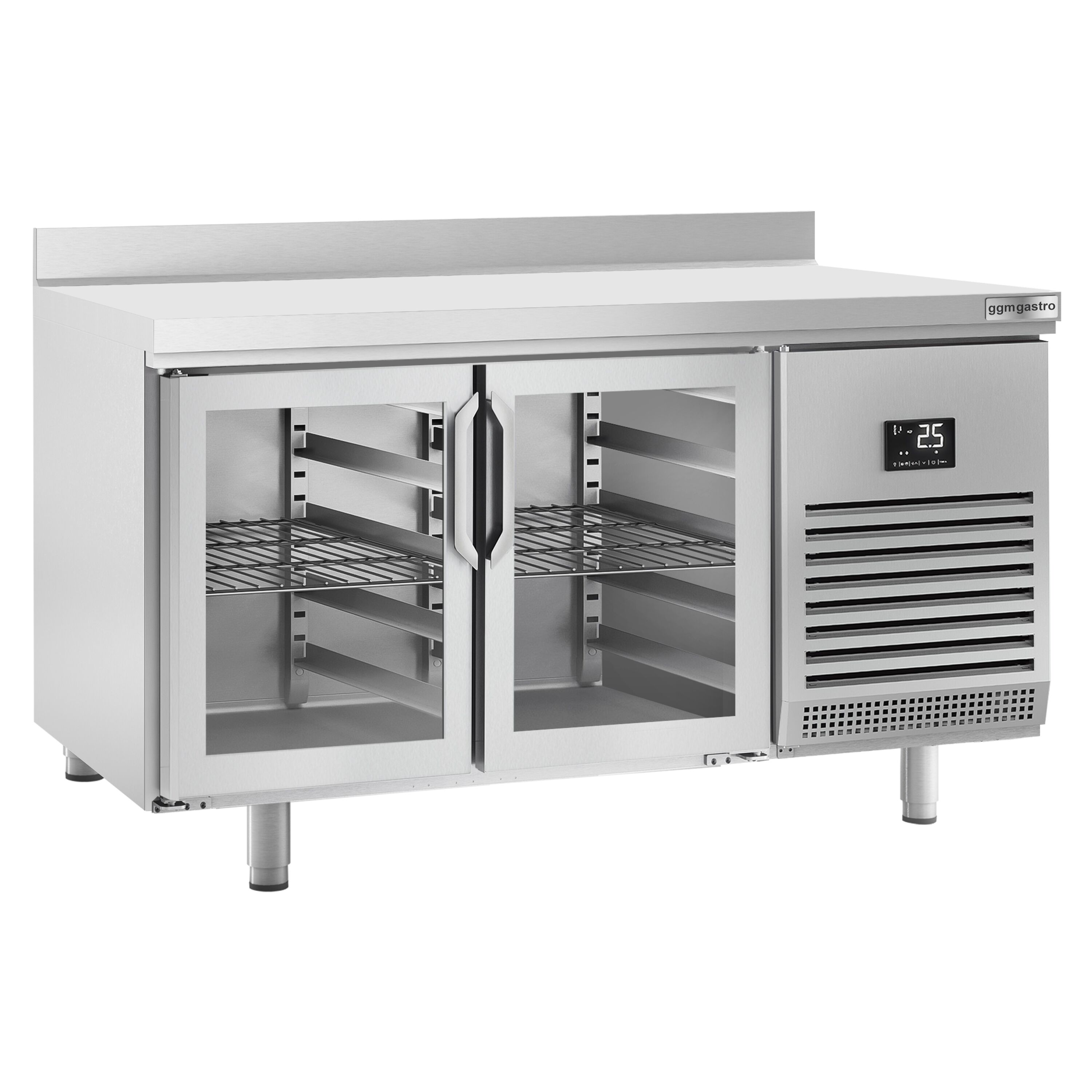 Külmlaud PREMIUM PLUS 1468×600mm, klaasuksed