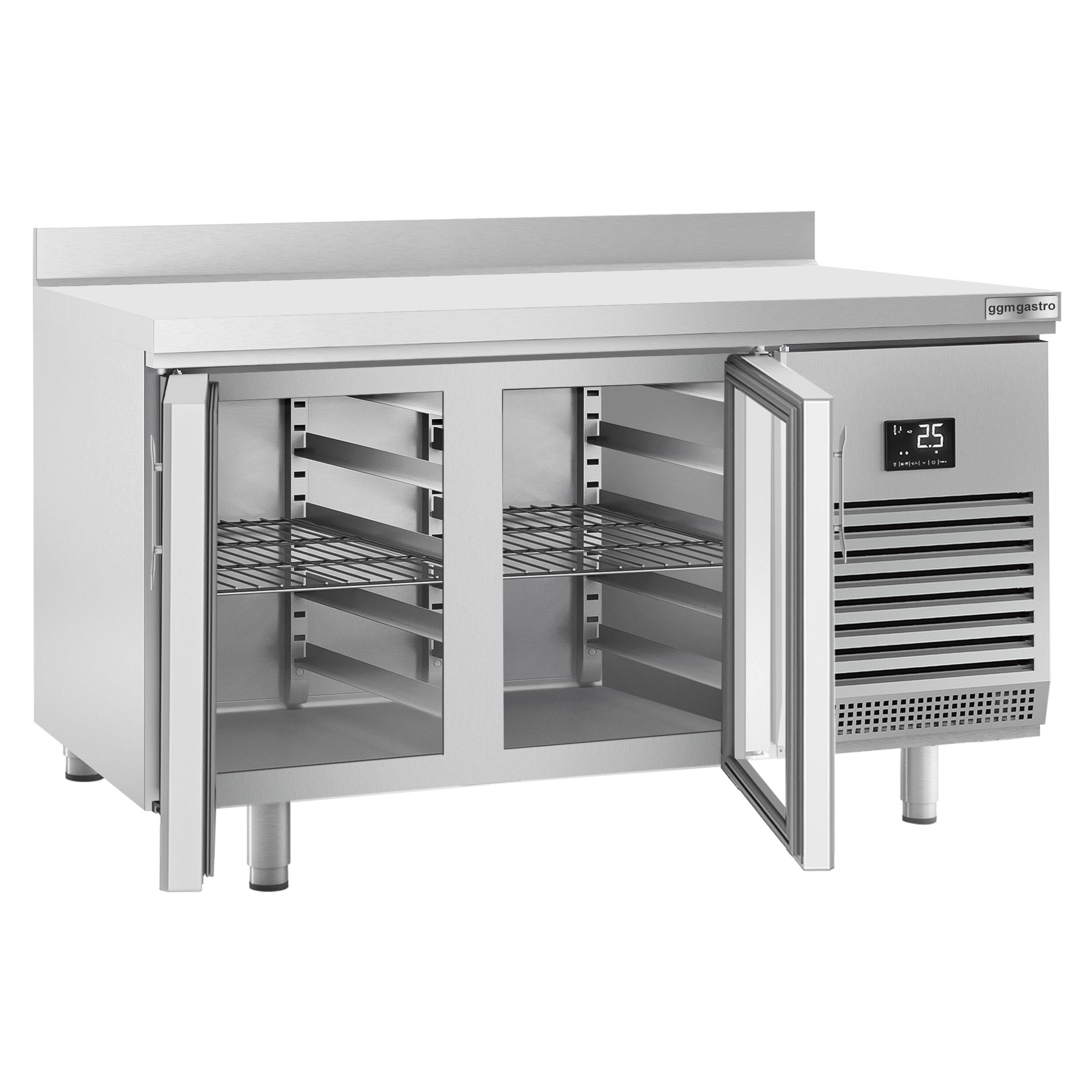 Külmlaud PREMIUM PLUS 1468×600mm, klaasuksed