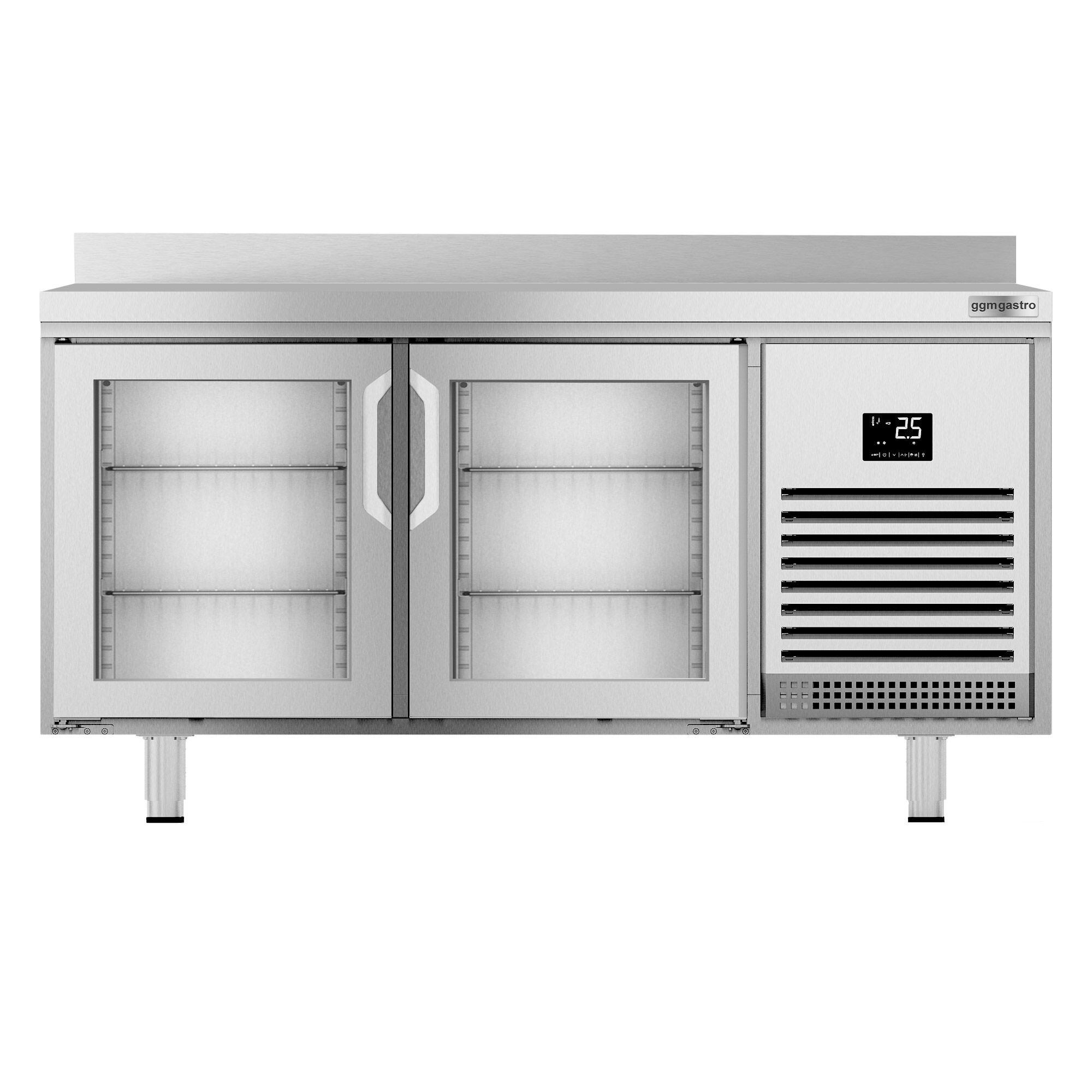 Külmlaud PREMIUM PLUS 1468×600mm, klaasuksed