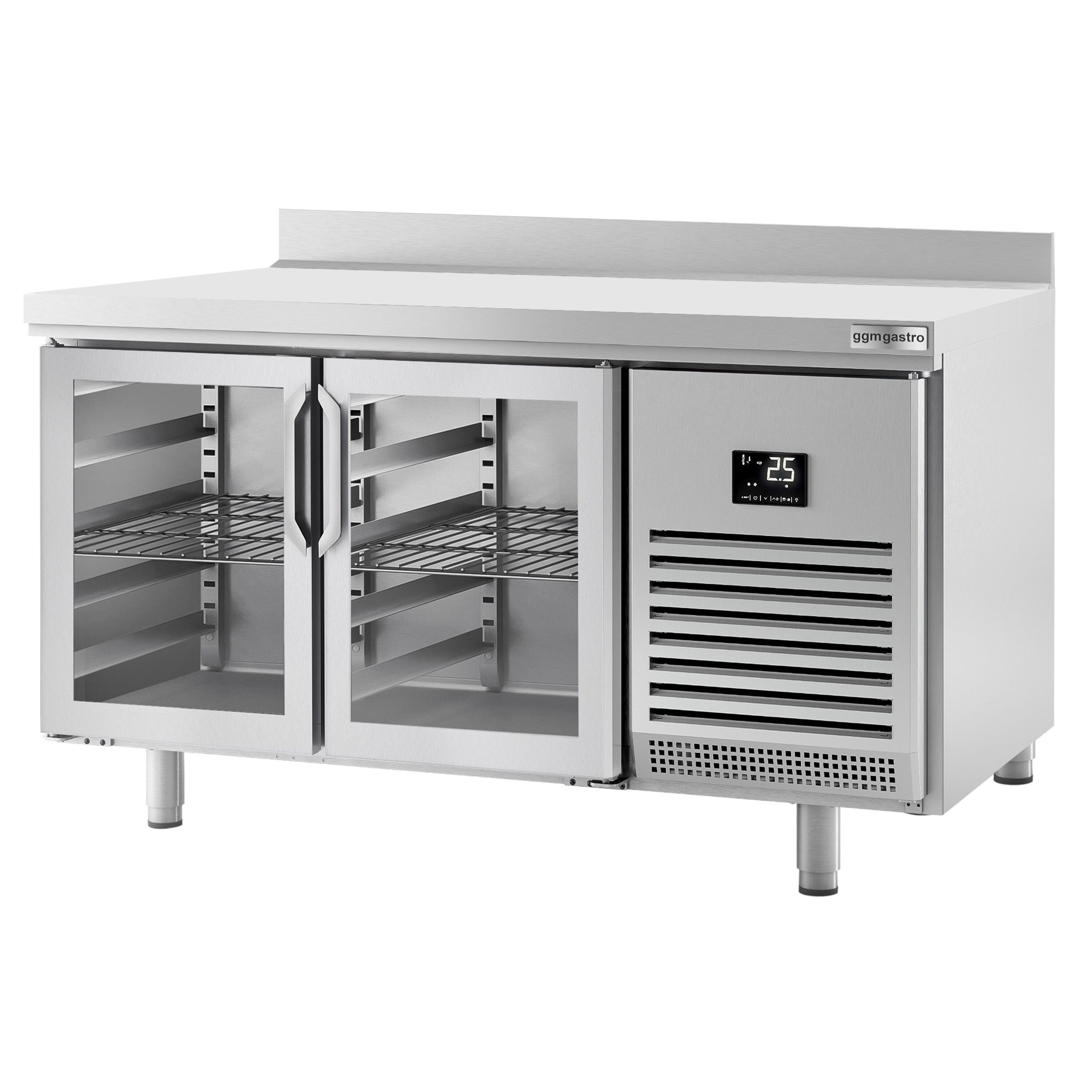 Külmlaud PREMIUM PLUS 1468×600mm, klaasuksed