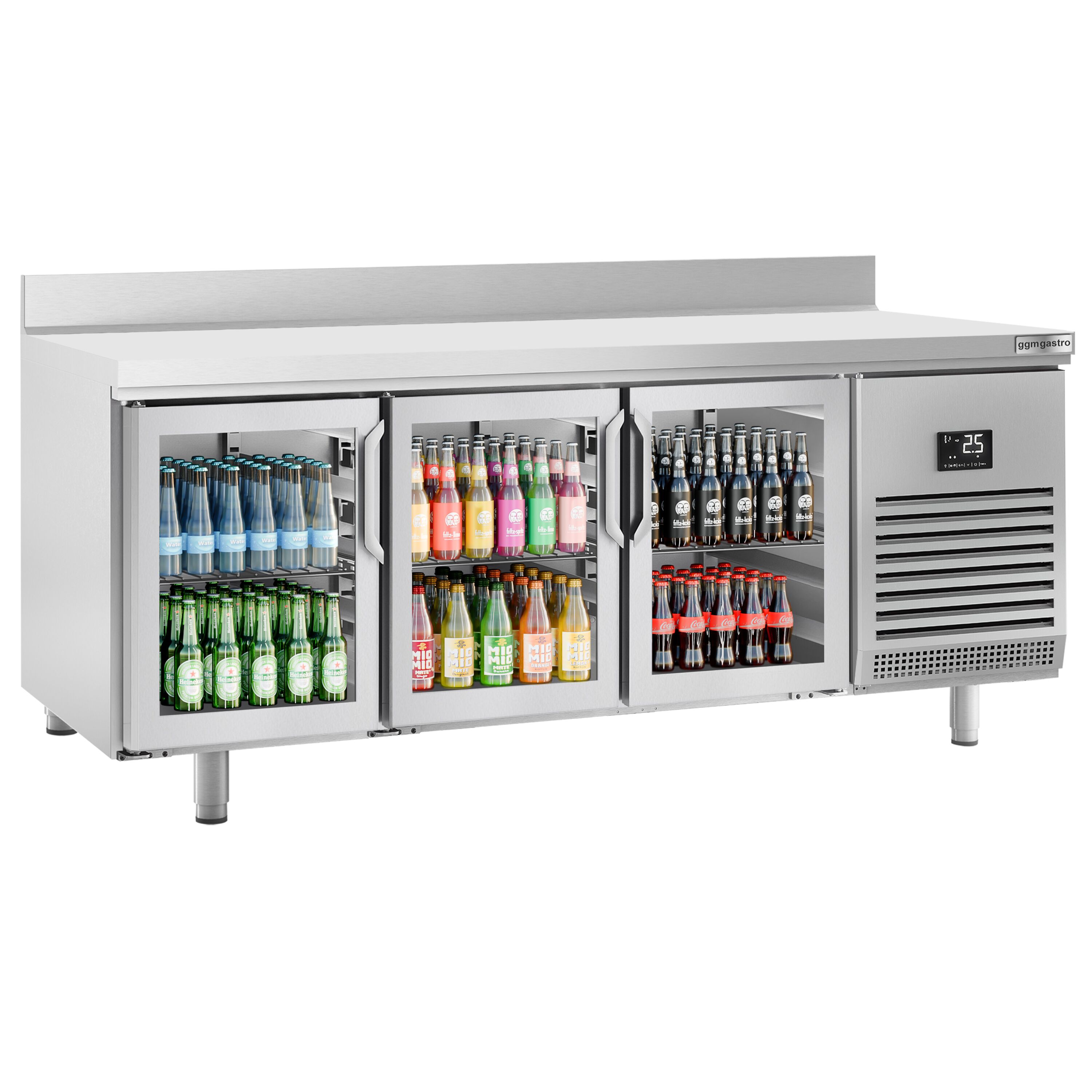 Külmlaud PREMIUM PLUS 1960×600mm, 3 klaasust