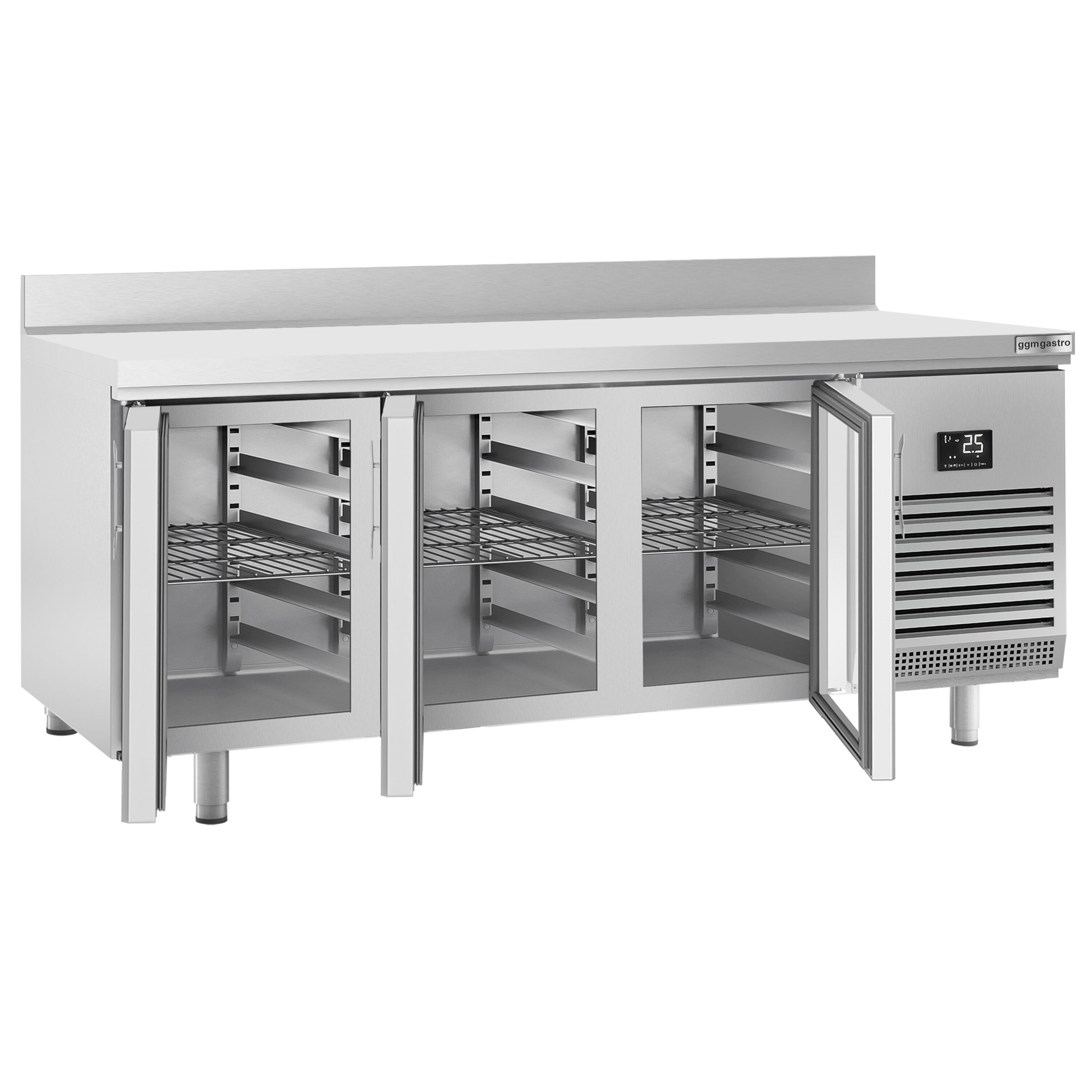 Külmlaud PREMIUM PLUS 1960×600mm, 3 klaasust