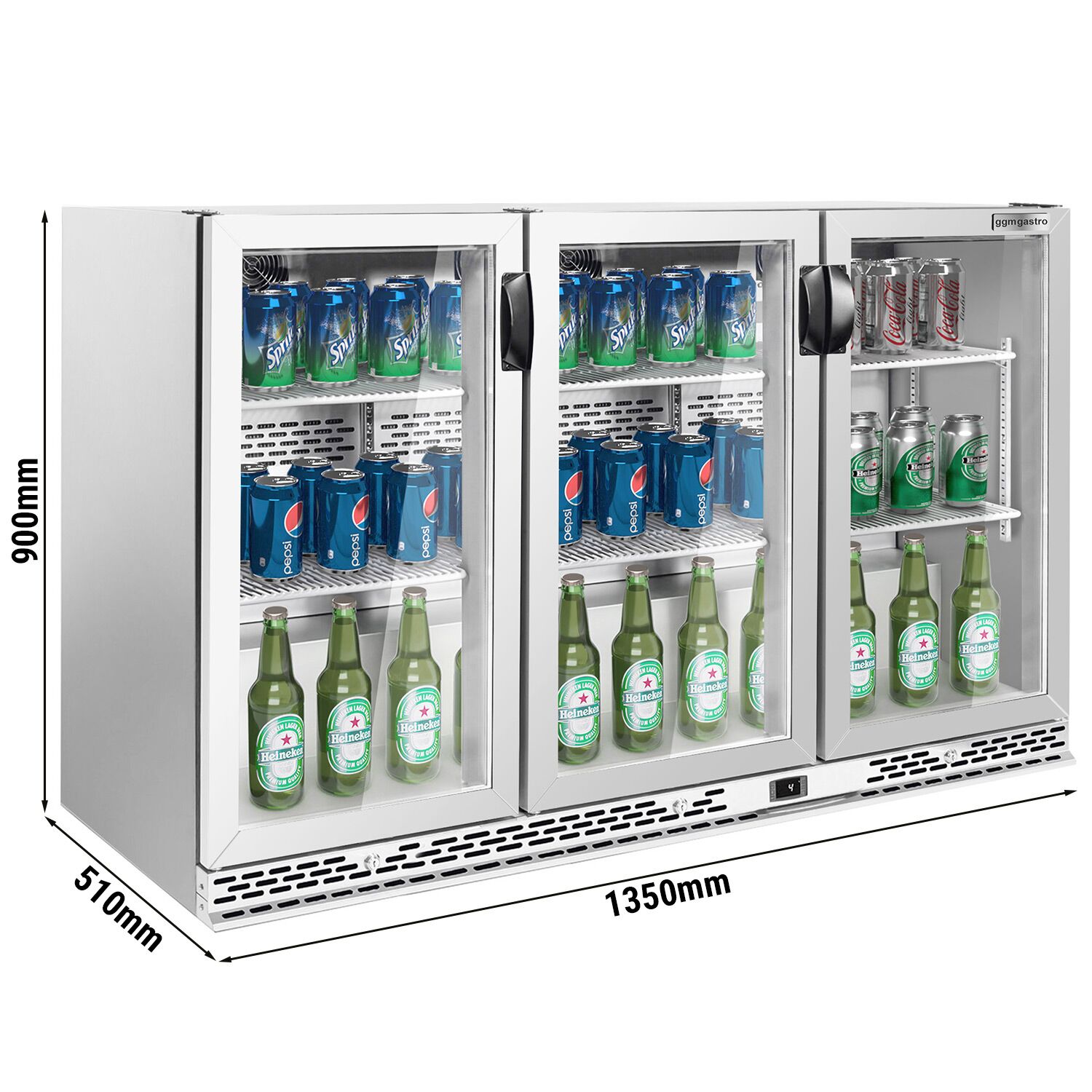 Baarikülmik, 330 L, 3 klaasust, RST