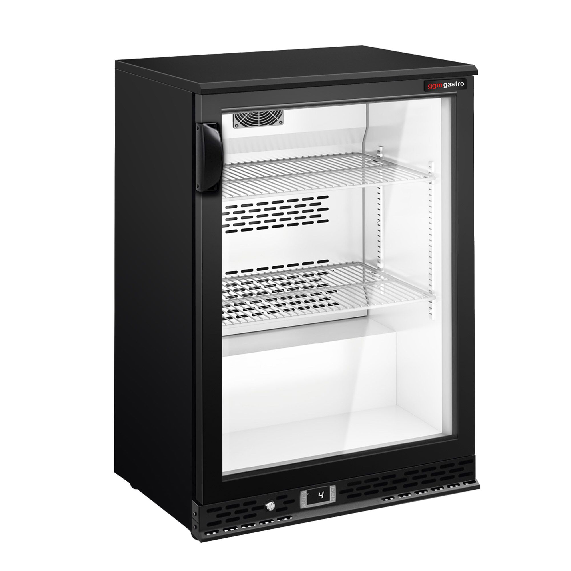 Baarikülmik, 125 L, 1 klaasuks, must