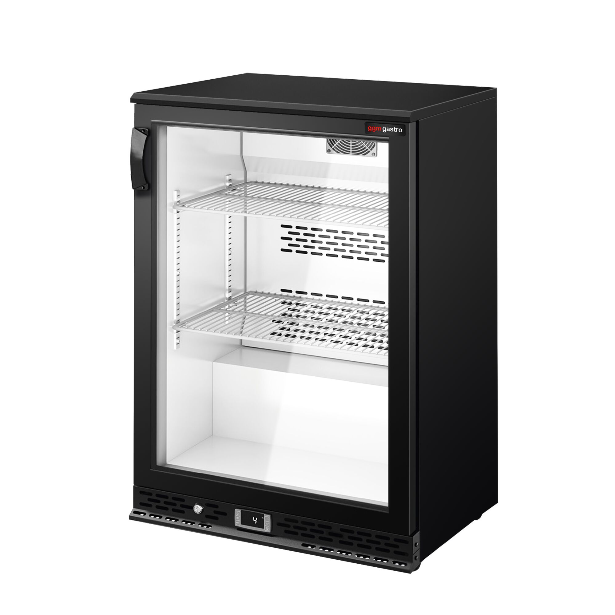 Baarikülmik, 125 L, 1 klaasuks, must
