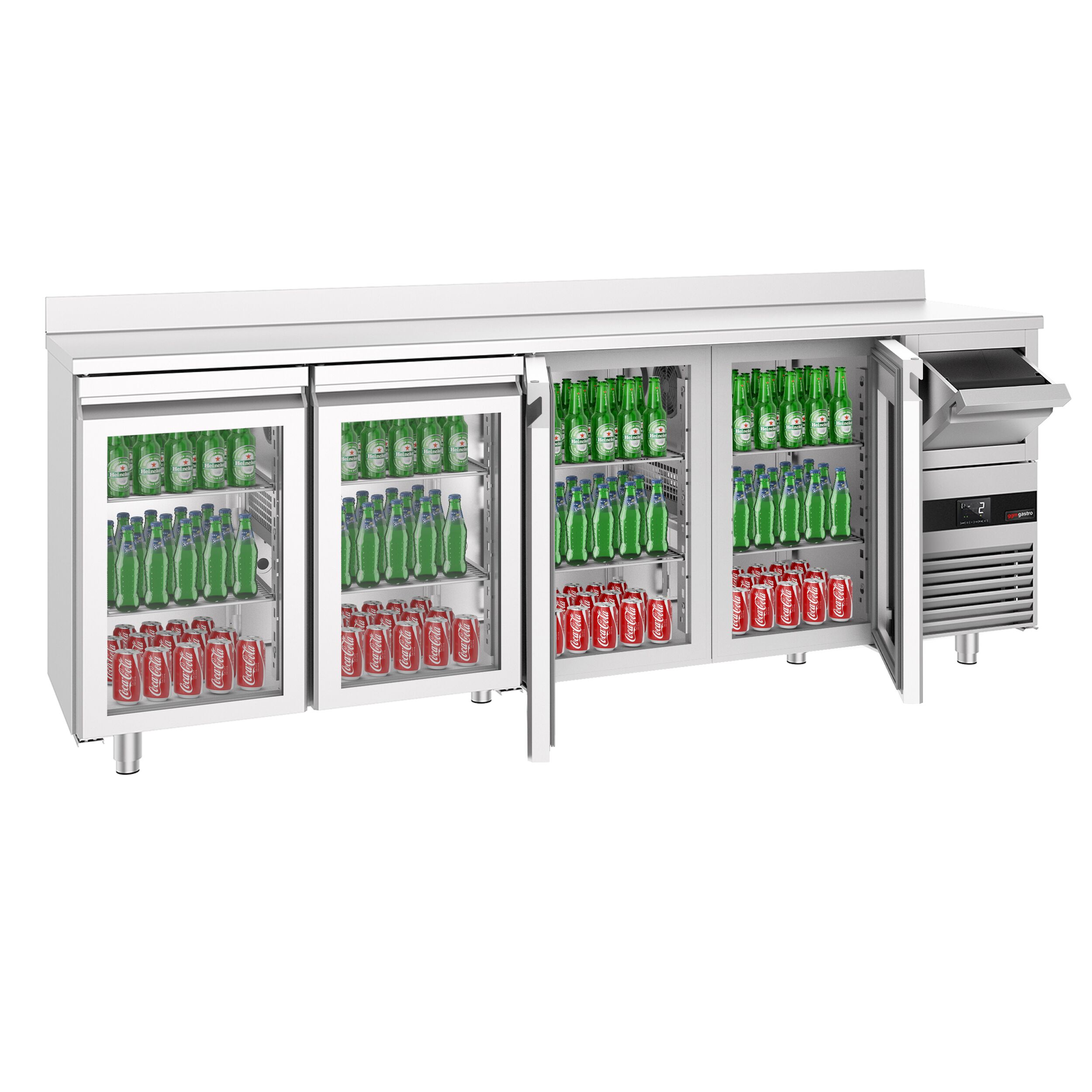 Baarikülmik, 710 L, 4 klaasust