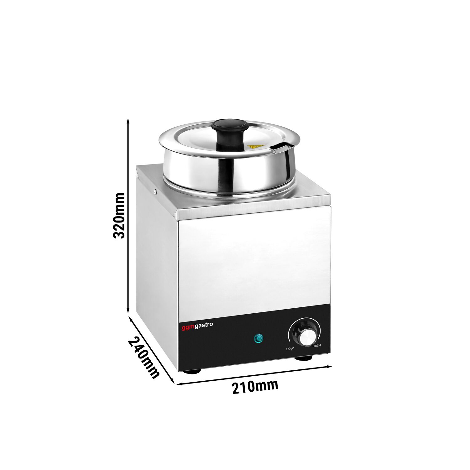 Elektriline bain-marie 3, 5L, 1 nõu
