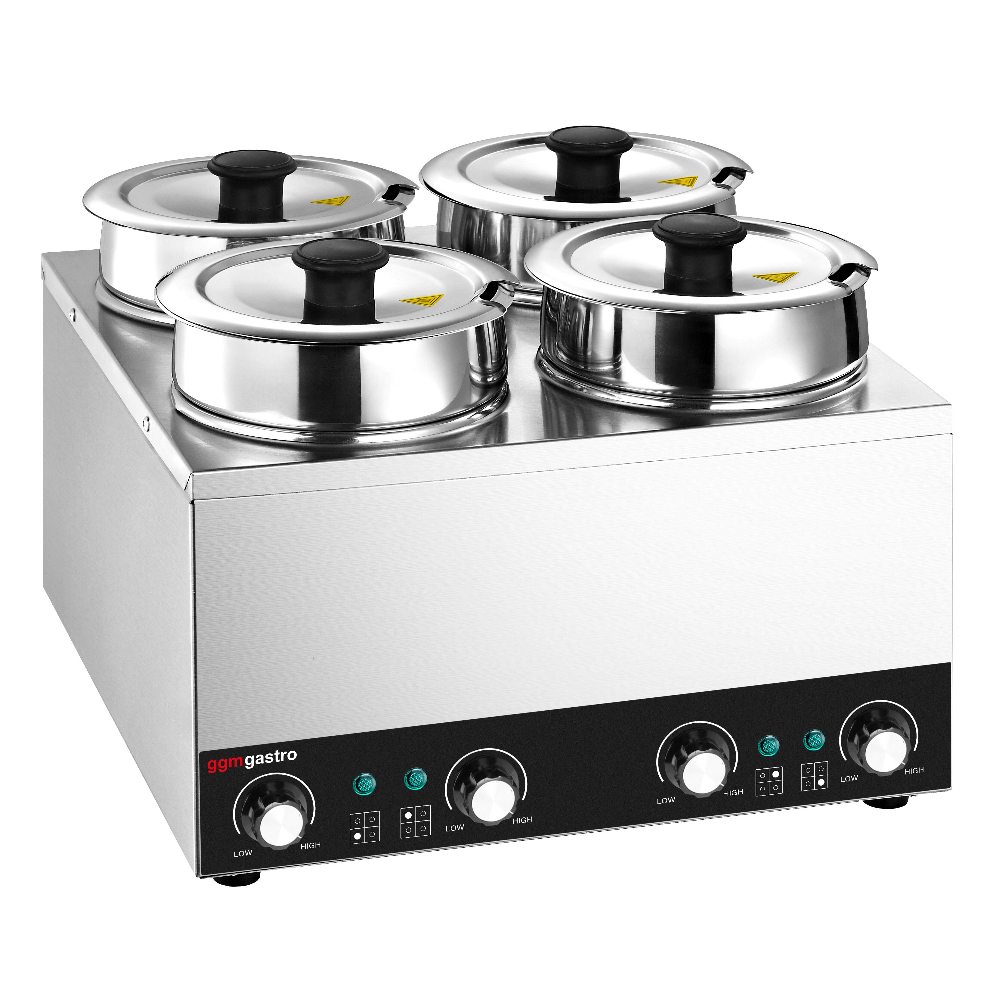Elektriline bain-marie 14L, 4 nõud