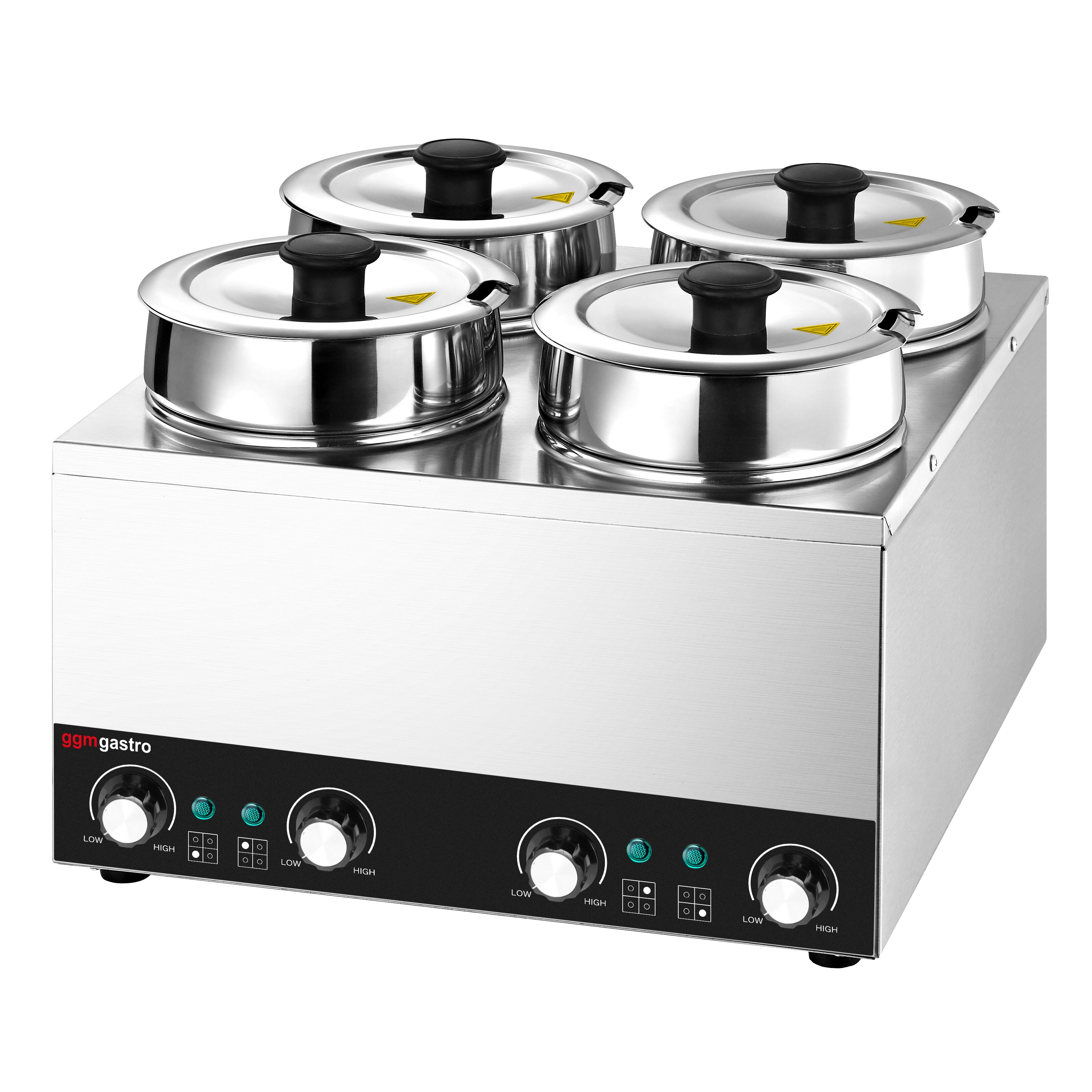 Elektriline bain-marie 14L, 4 nõud