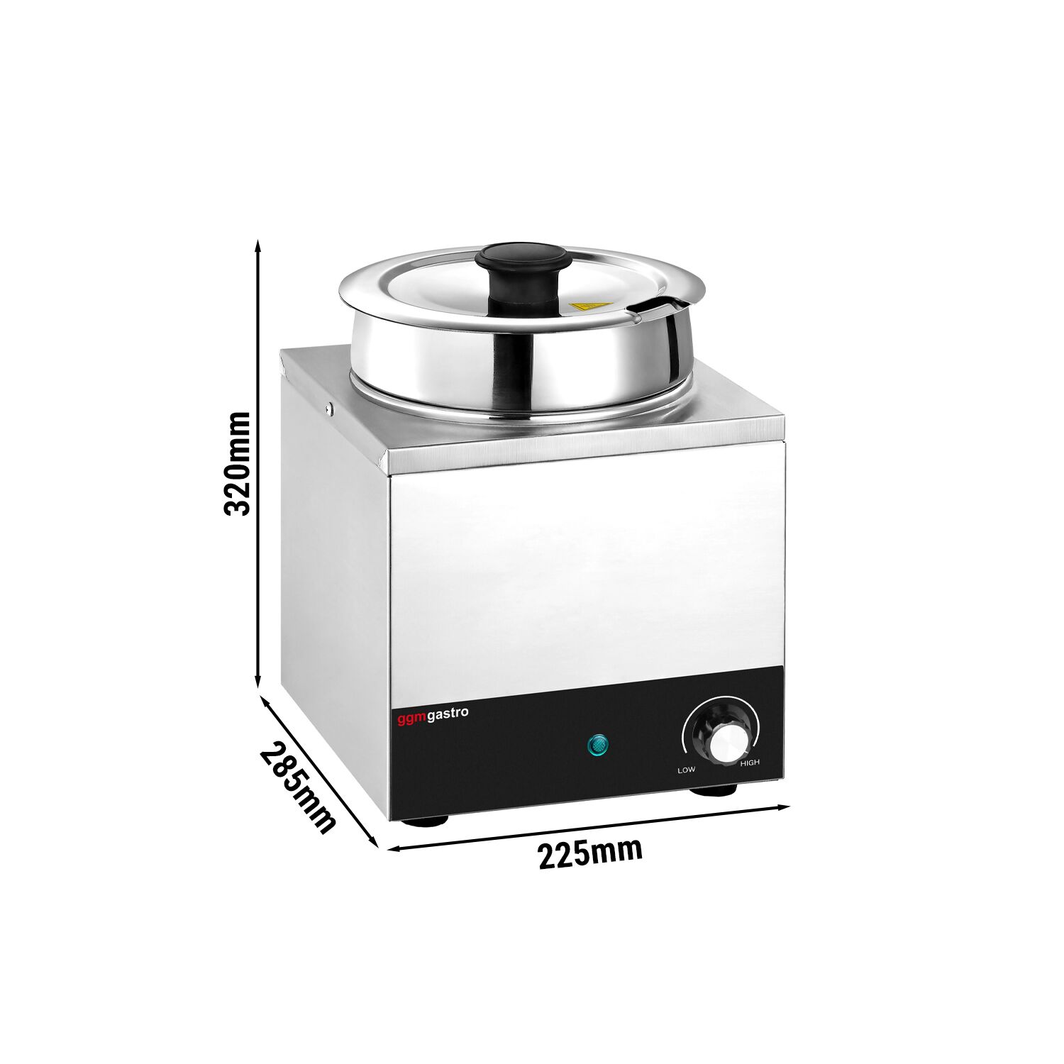 Elektriline bain-marie 6, 5L, 1 nõu