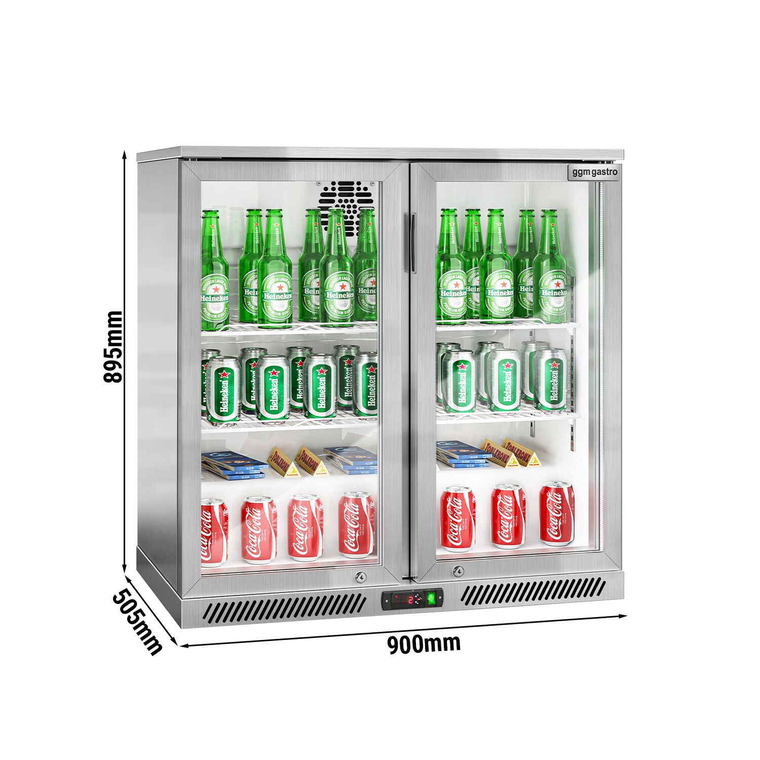 Baarikülmik, 220 L, 2 klaasust, RST