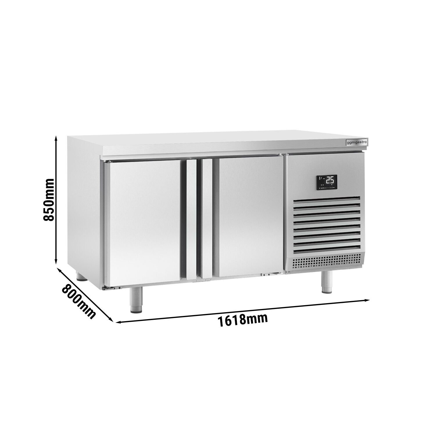 Pagarikülmlaud 1618×800mm, 4 ust