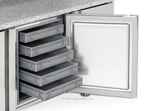Pagarikülmlaud 1618×800mm, 2 ust