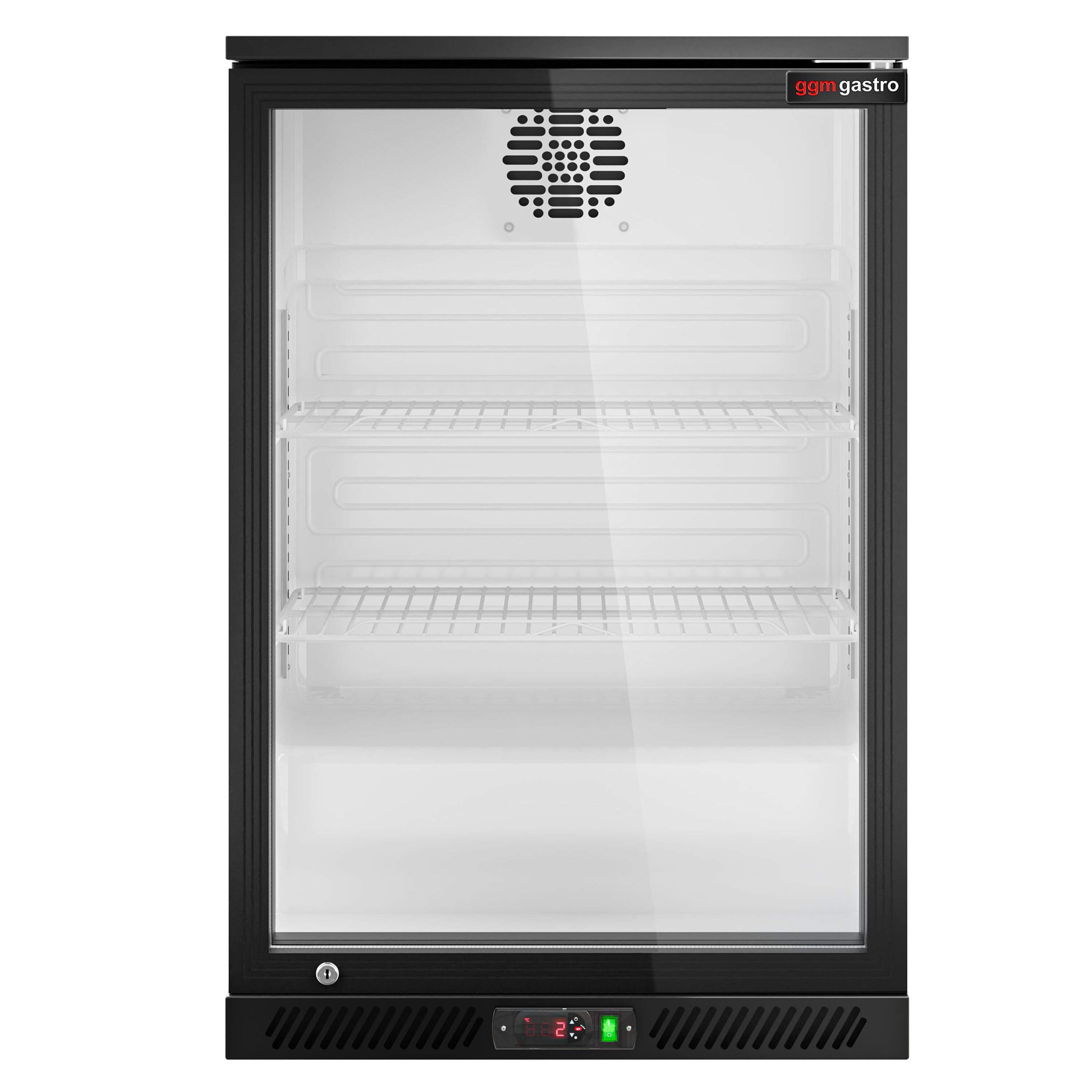 Baarikülmik, 126 L, 1 klaasuks, must