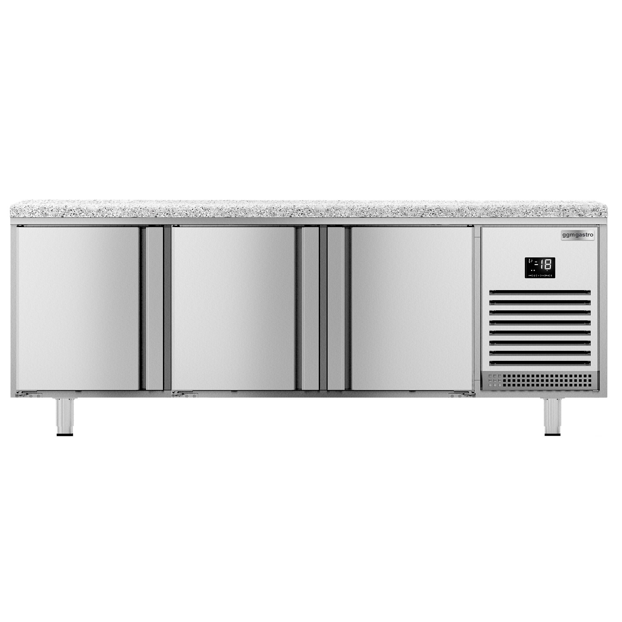 Pagarisügavkülmlaud 2185×800mm, 3 ust