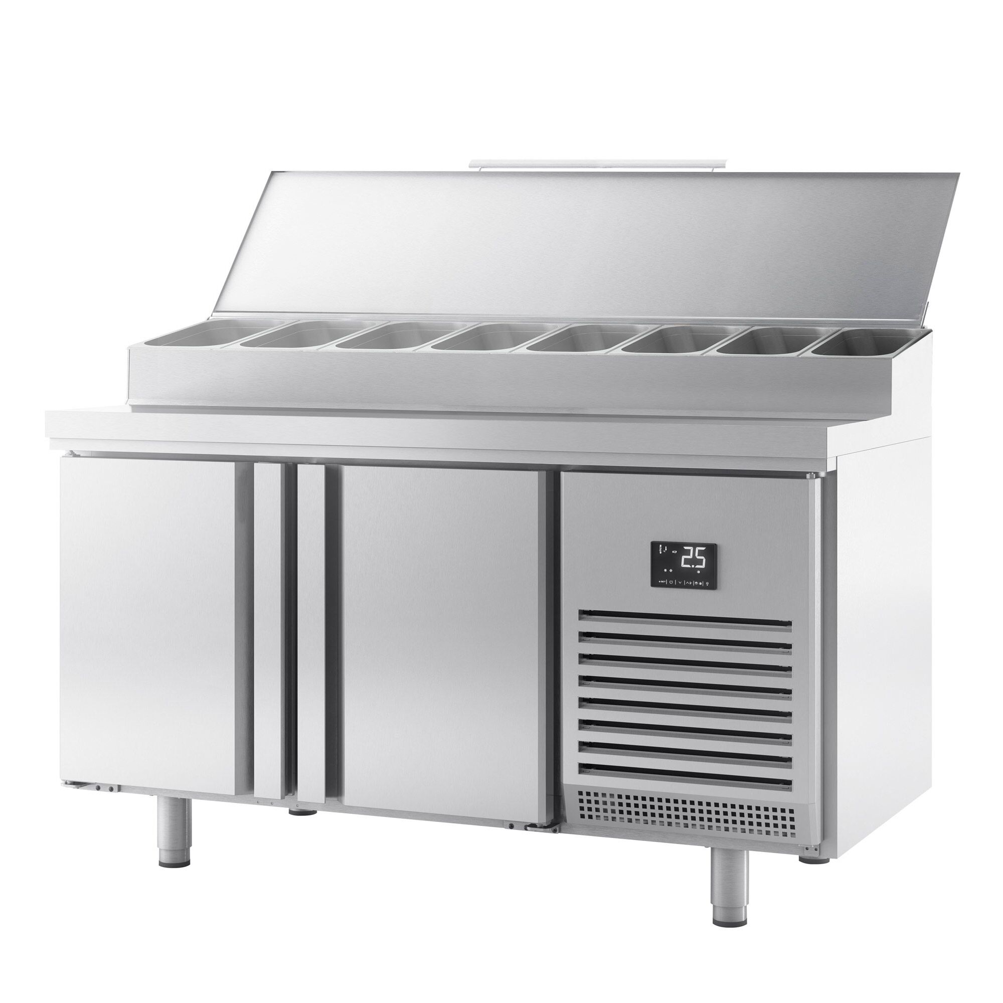 Pagarikülmlaud 1618×800mm, 2 ust