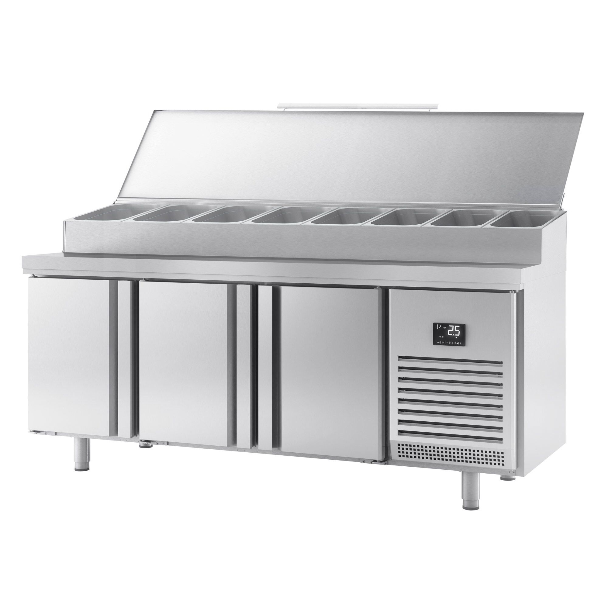 Pagarikülmlaud 2185×800mm, 3 ust