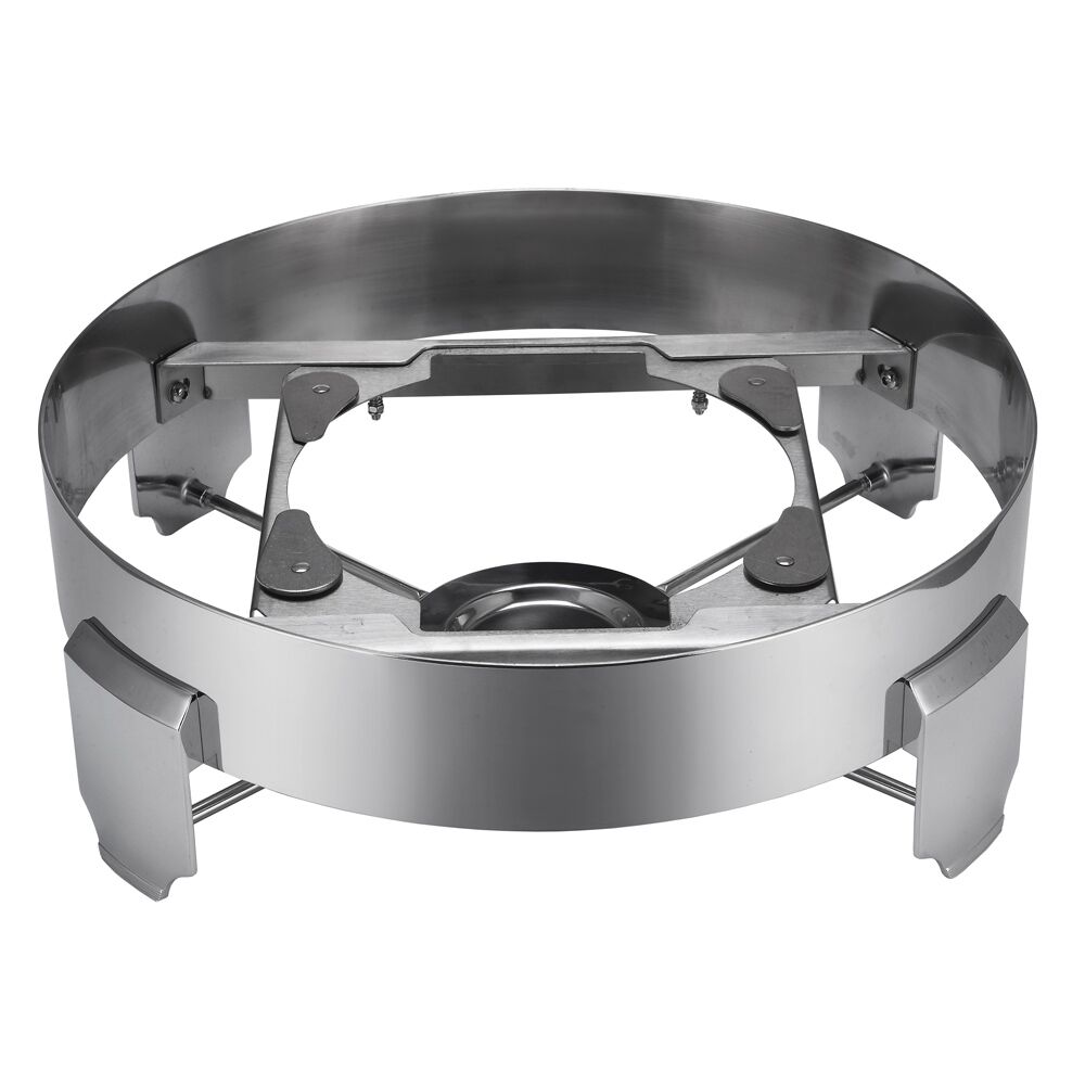 Chafing dish, ümmargune, klaaskaanega