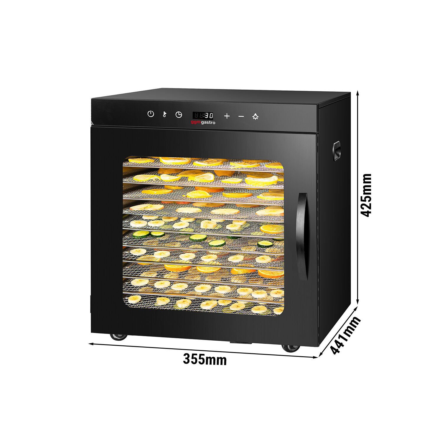 Toidukuivati 10 resti, must, 800 W
