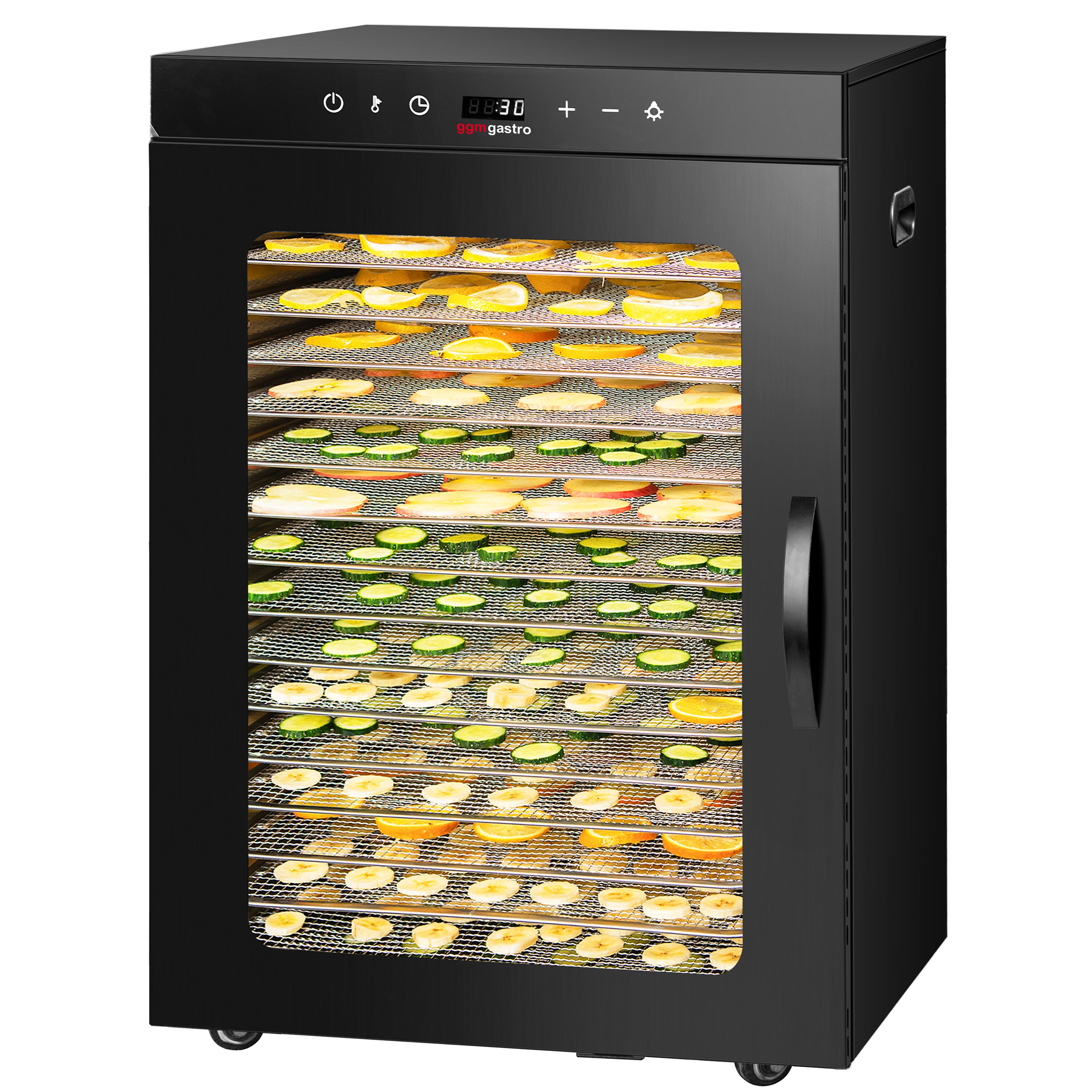 Toidukuivati 16 resti, must, 1,5 kW
