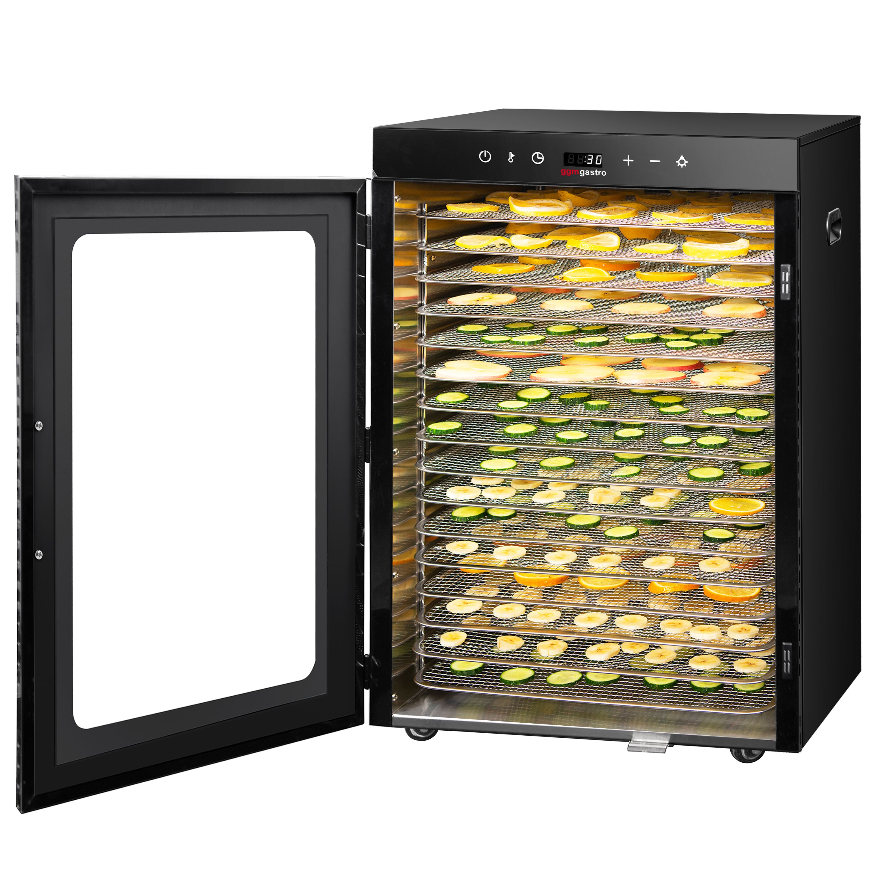 Toidukuivati 16 resti, must, 1,5 kW