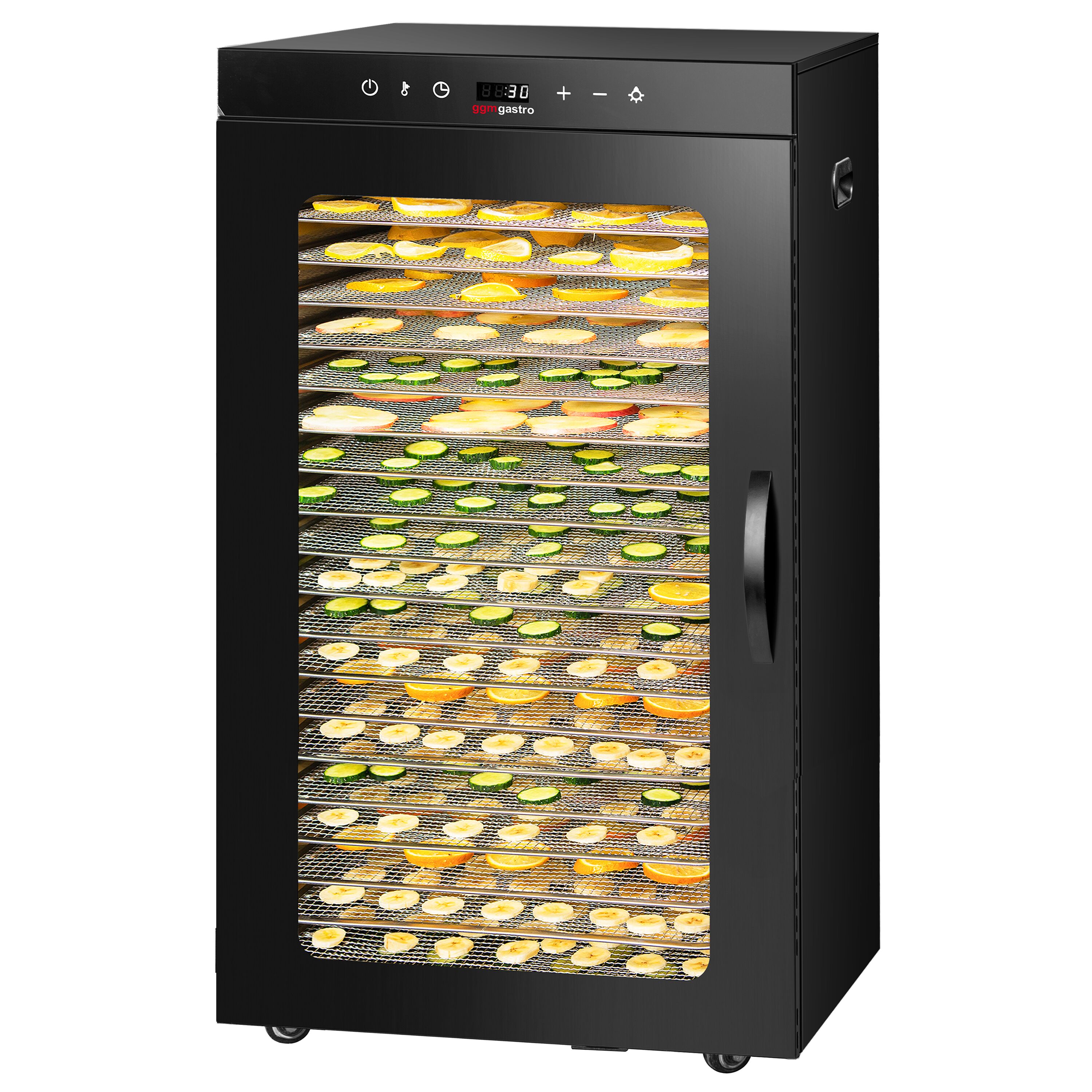 Toidukuivati 20 resti, must, 2 kW