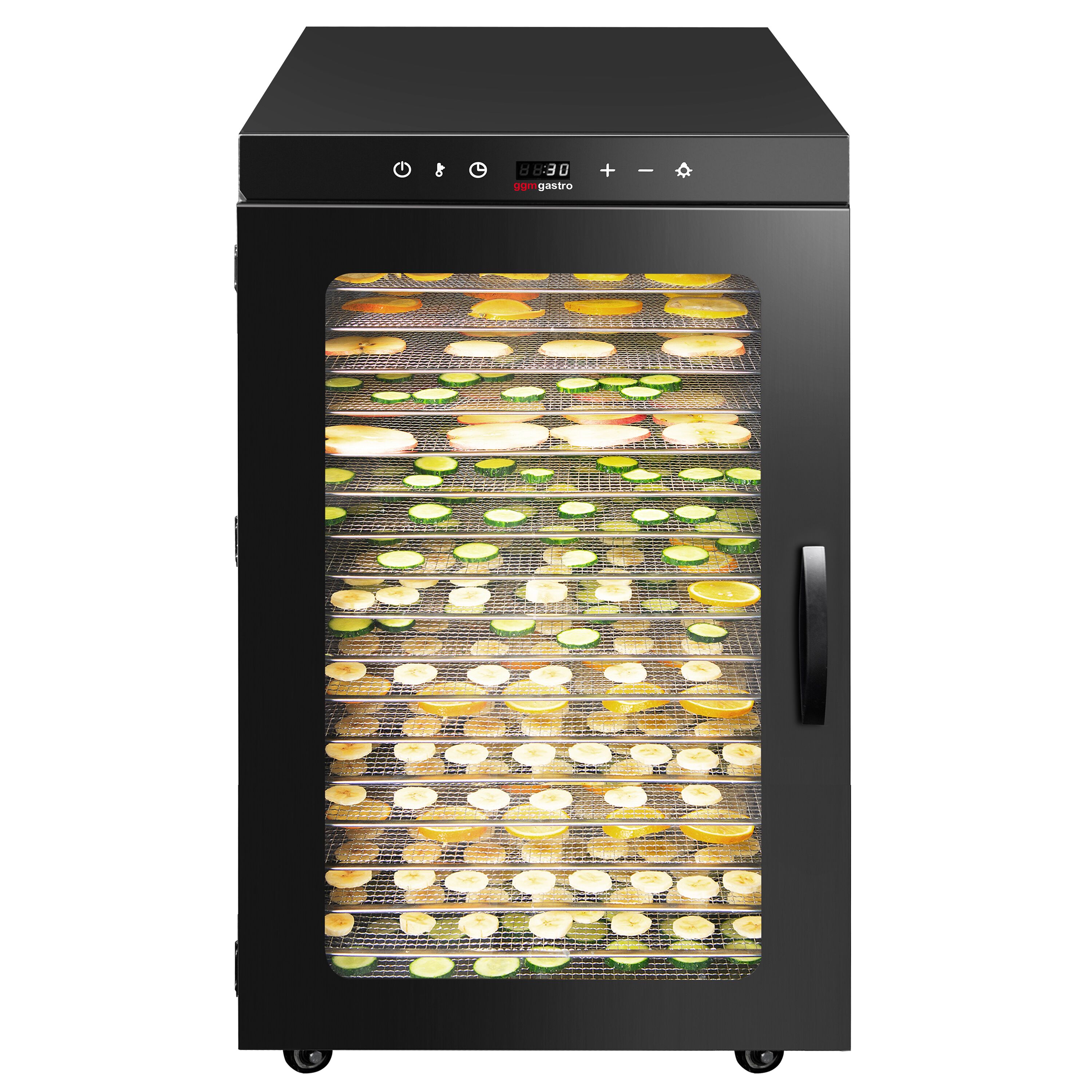 Toidukuivati 24 resti, must, 2 kW