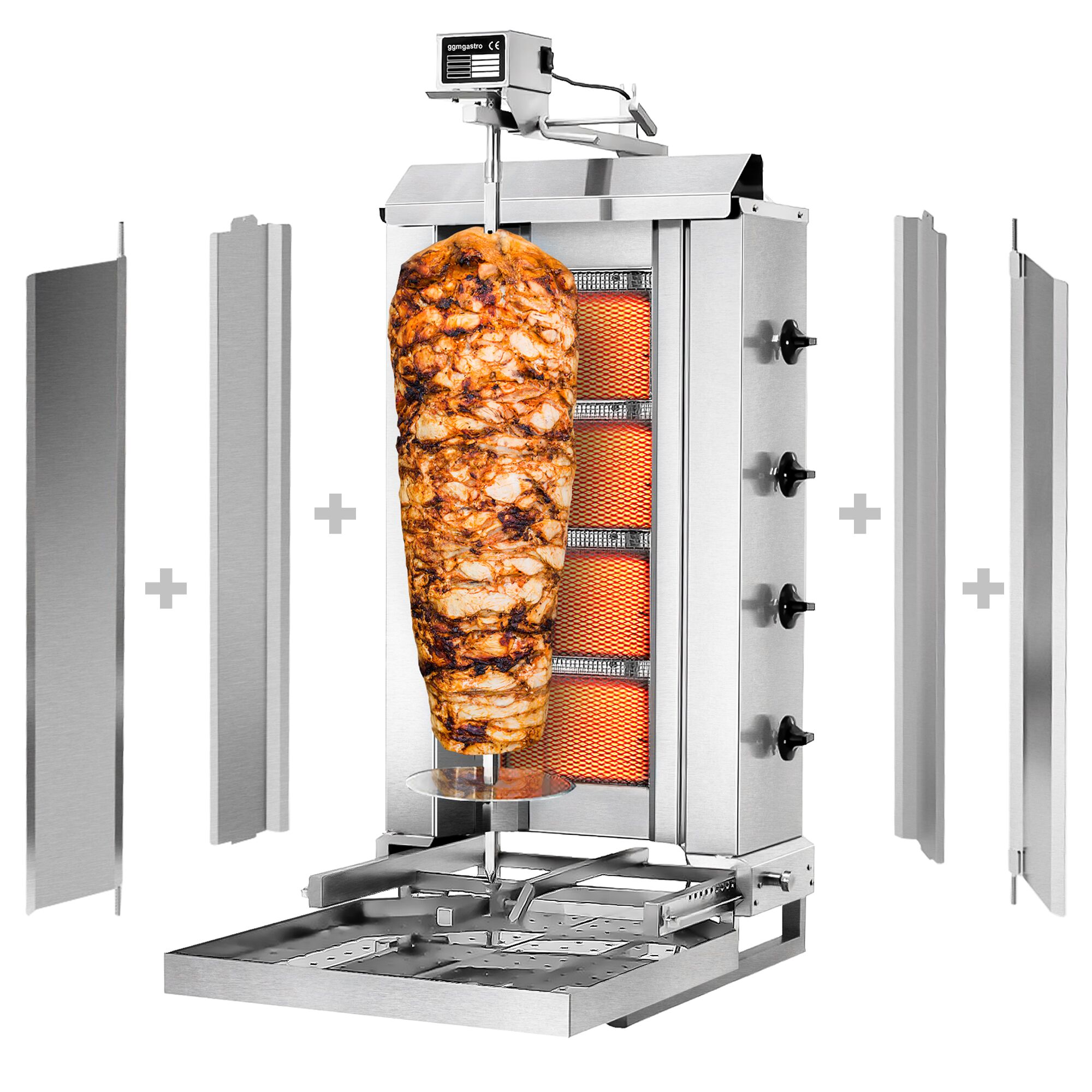 Gaasikebabigrill 4 põletit