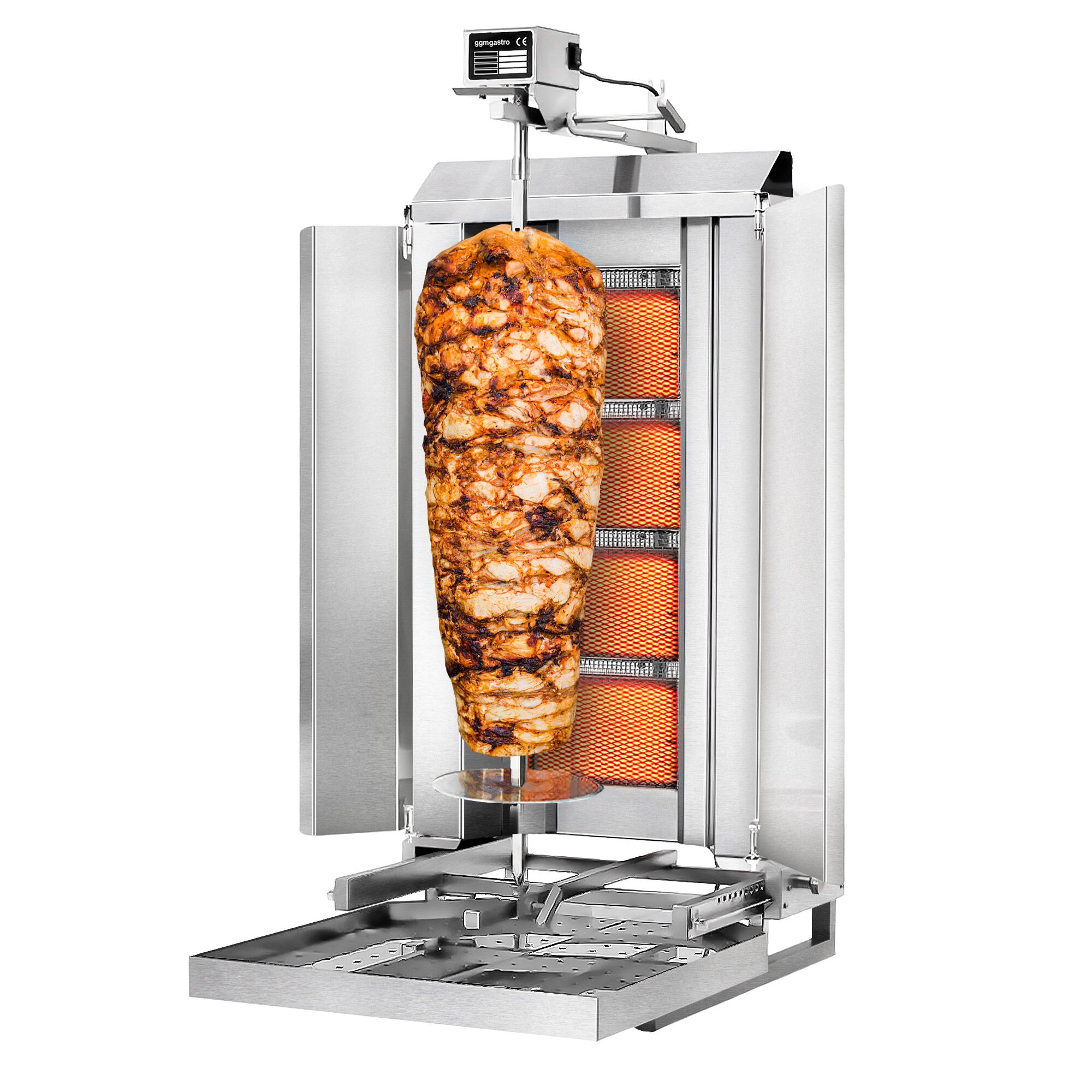 Gaasikebabigrill 4 põletit
