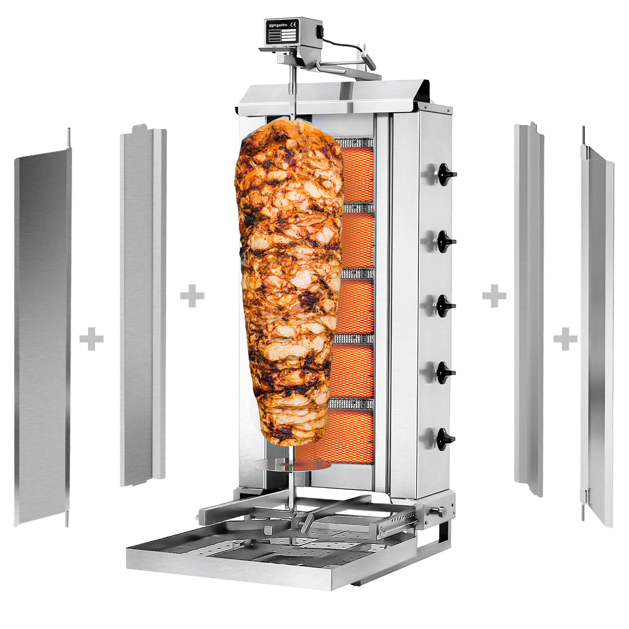 Gaasikebabigrill 5 põletit