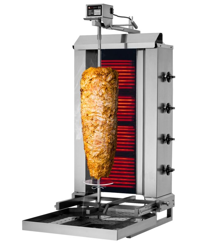Elektriline kebabigrill 4 põletiga