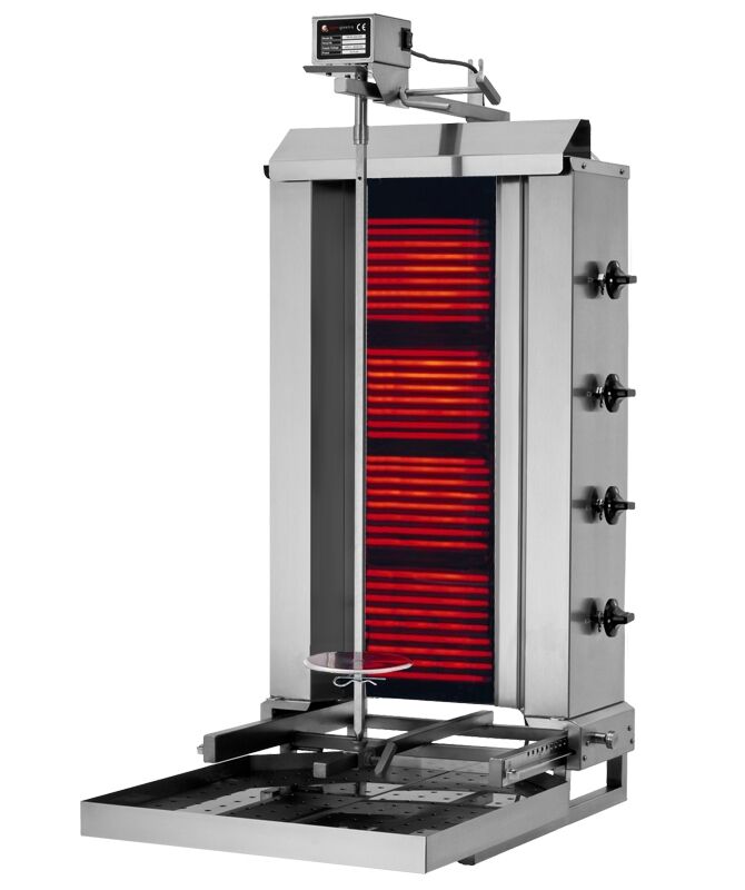 Elektriline kebabigrill 4 põletiga