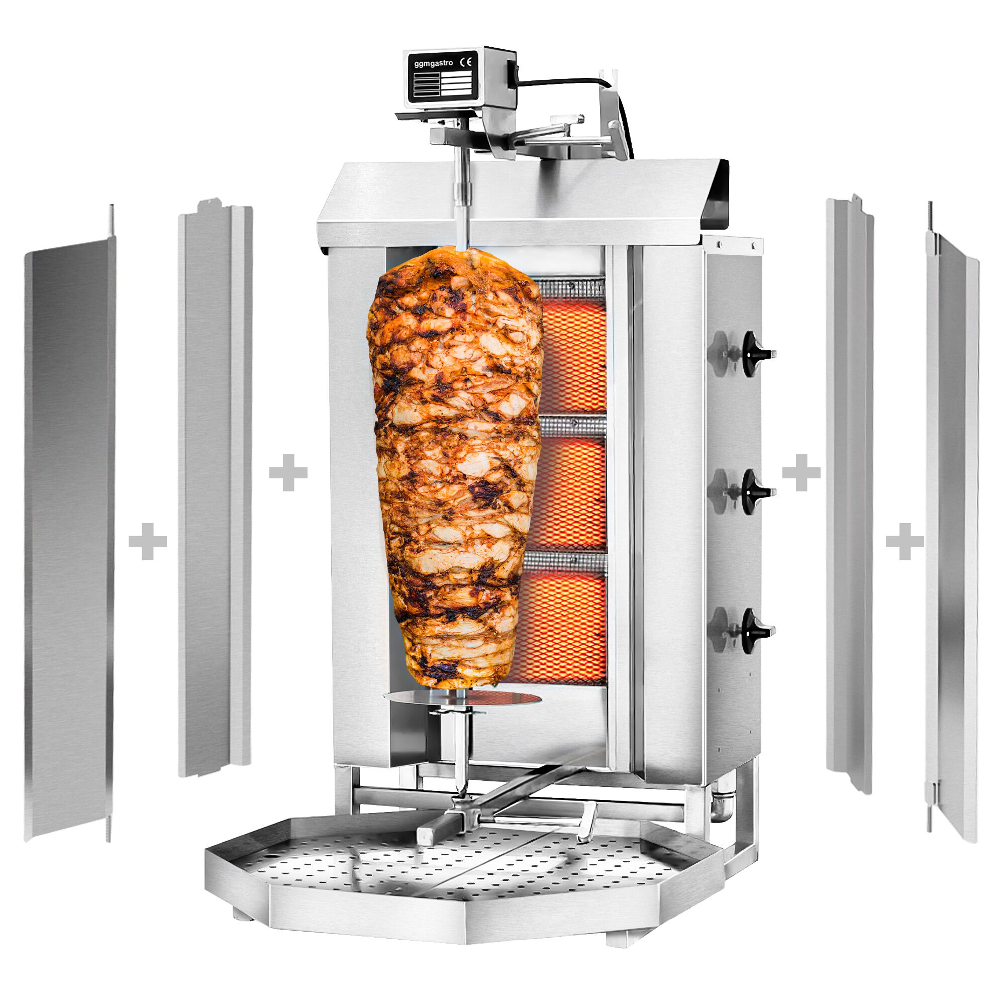 Gaasikebabigrill 3 põletit