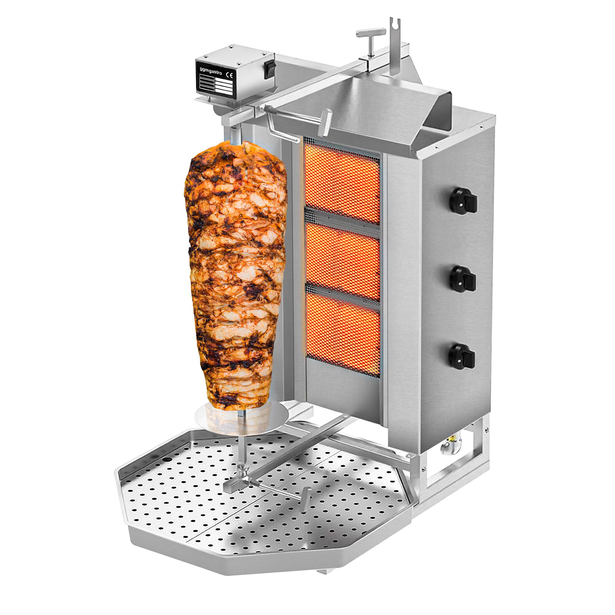Gaasikebabigrill 3 põletit