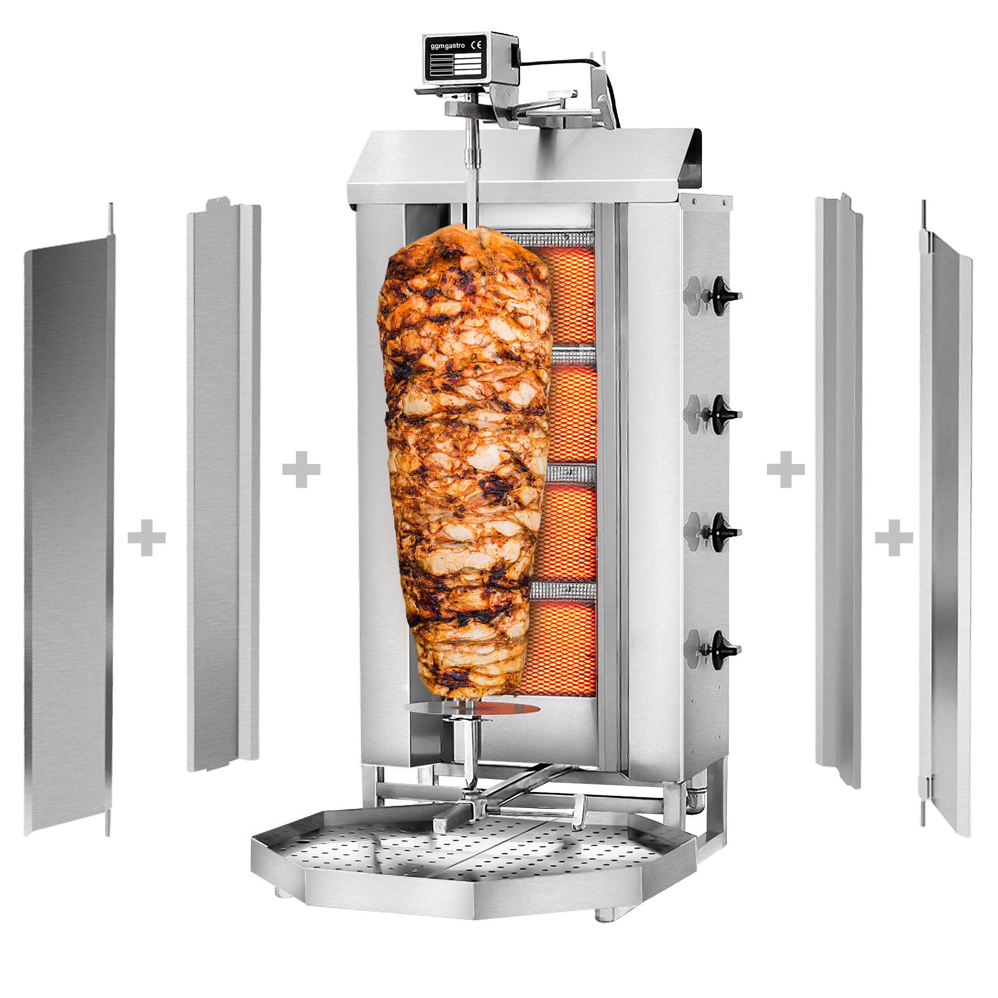 Gaasikebabigrill 4 põletit