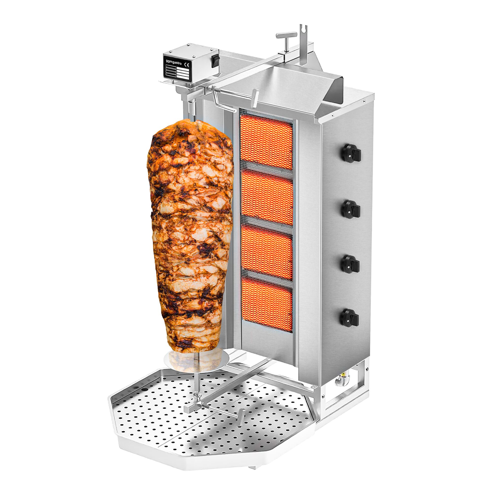 Gaasikebabigrill 4 põletit