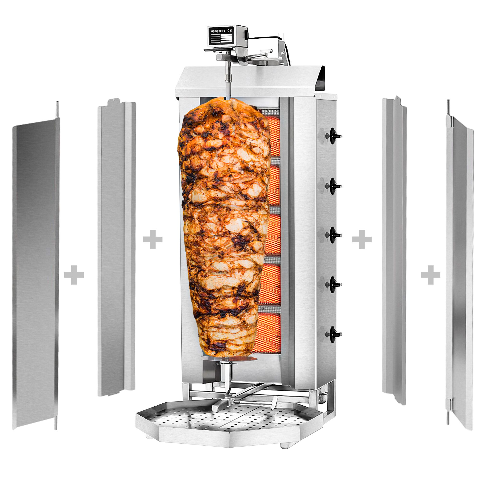Gaasikebabigrill 5 põletit