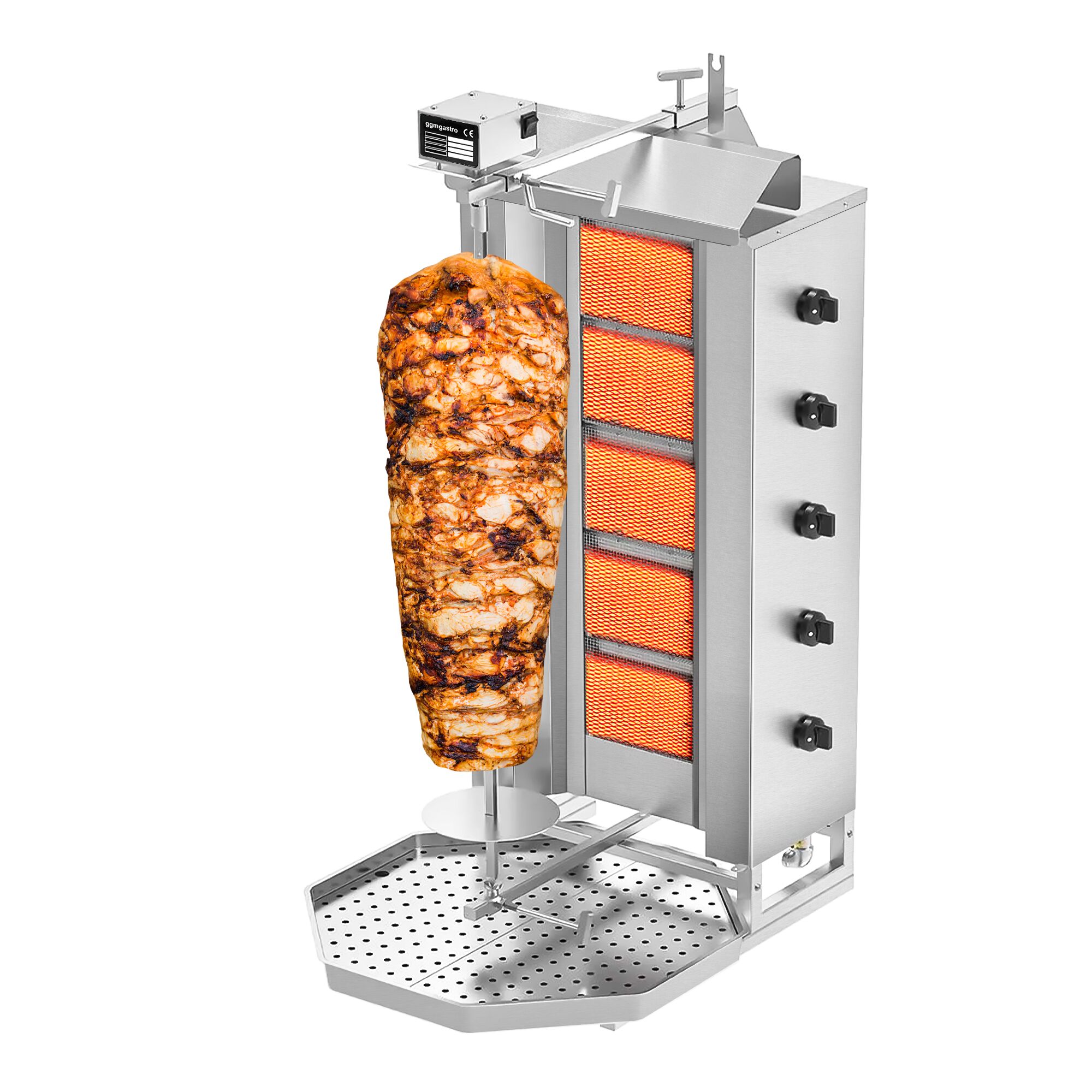 Gaasikebabigrill 5 põletit