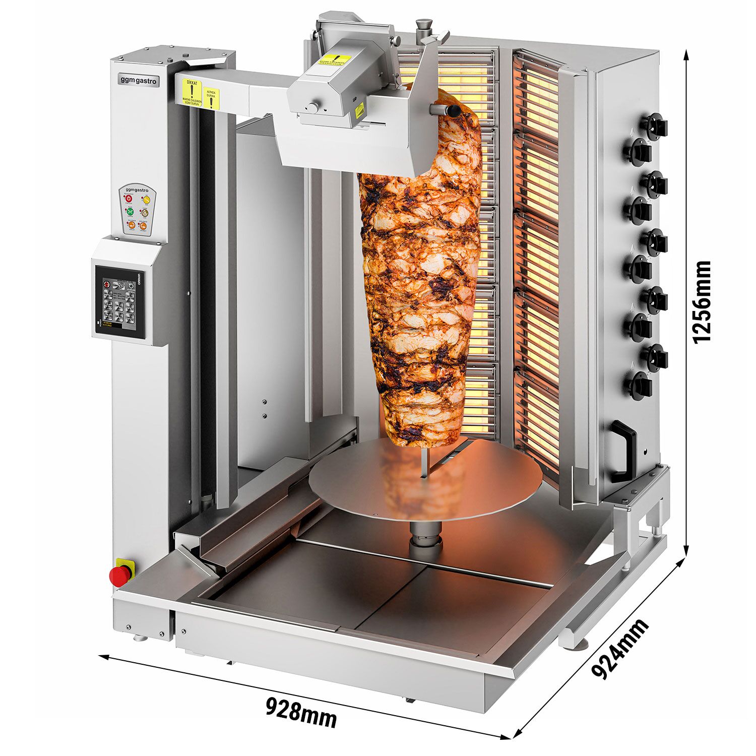 Gaasikebabigrill 10 põletit