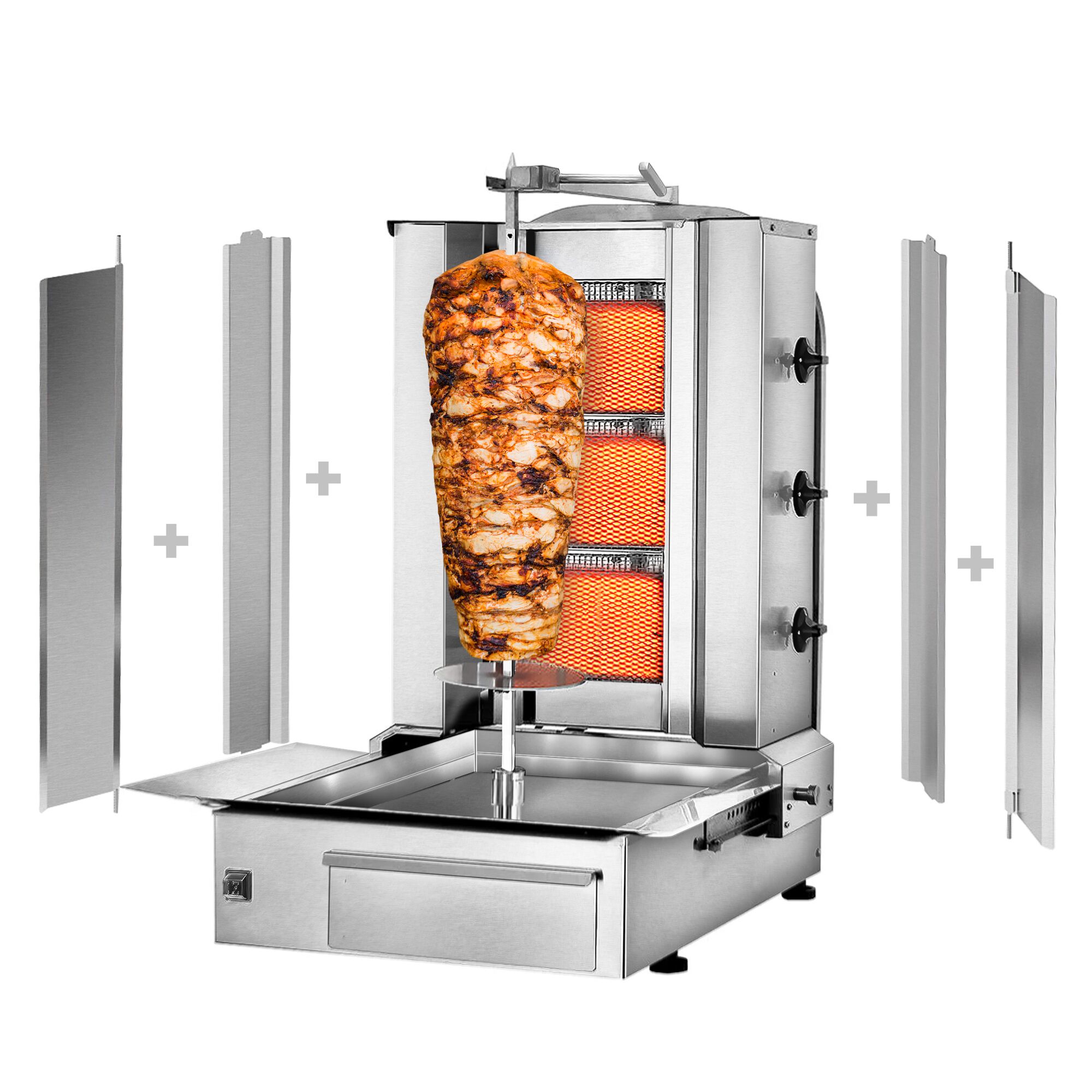 Gaasikebabigrill 3 põletit