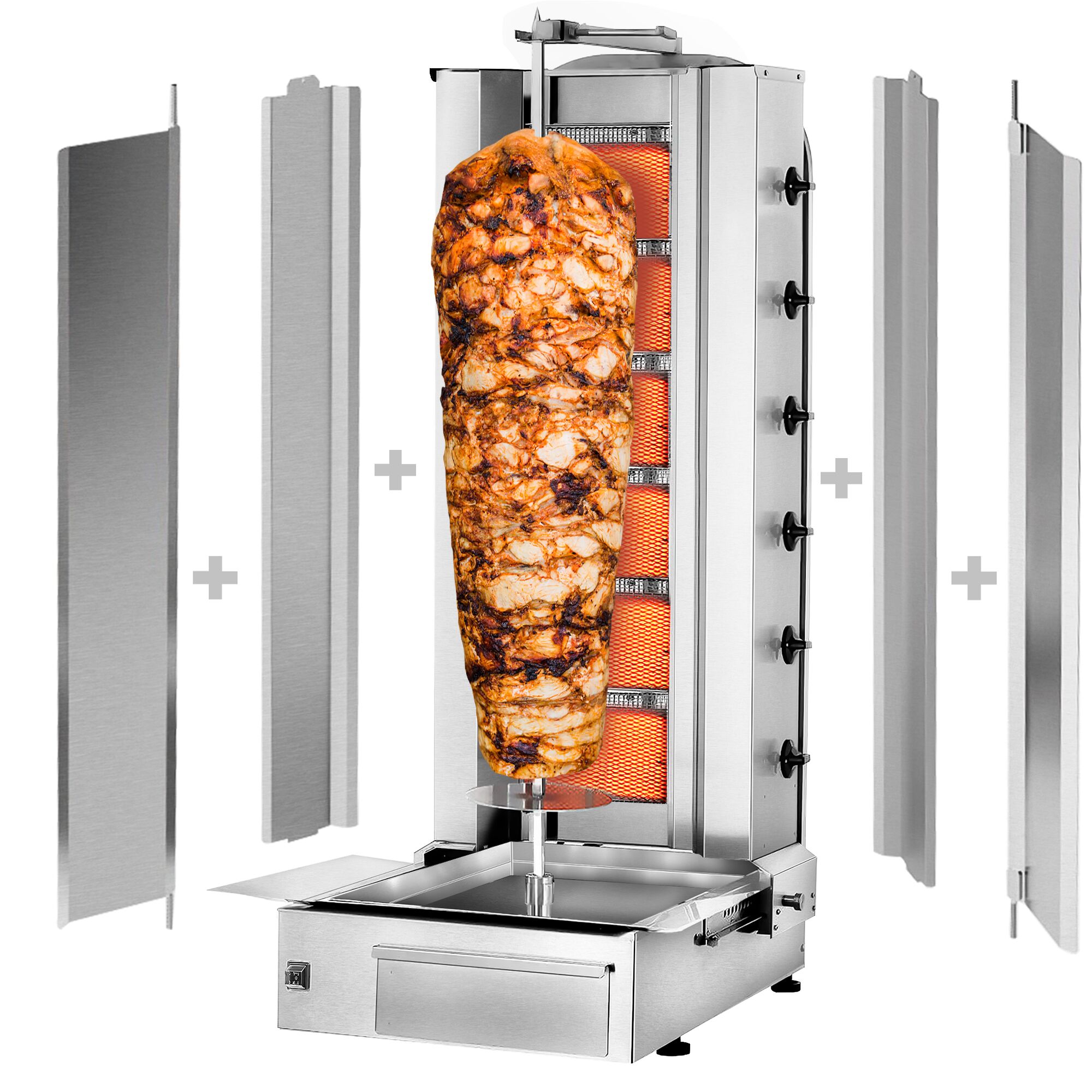 Gaasikebabigrill 6 põletit