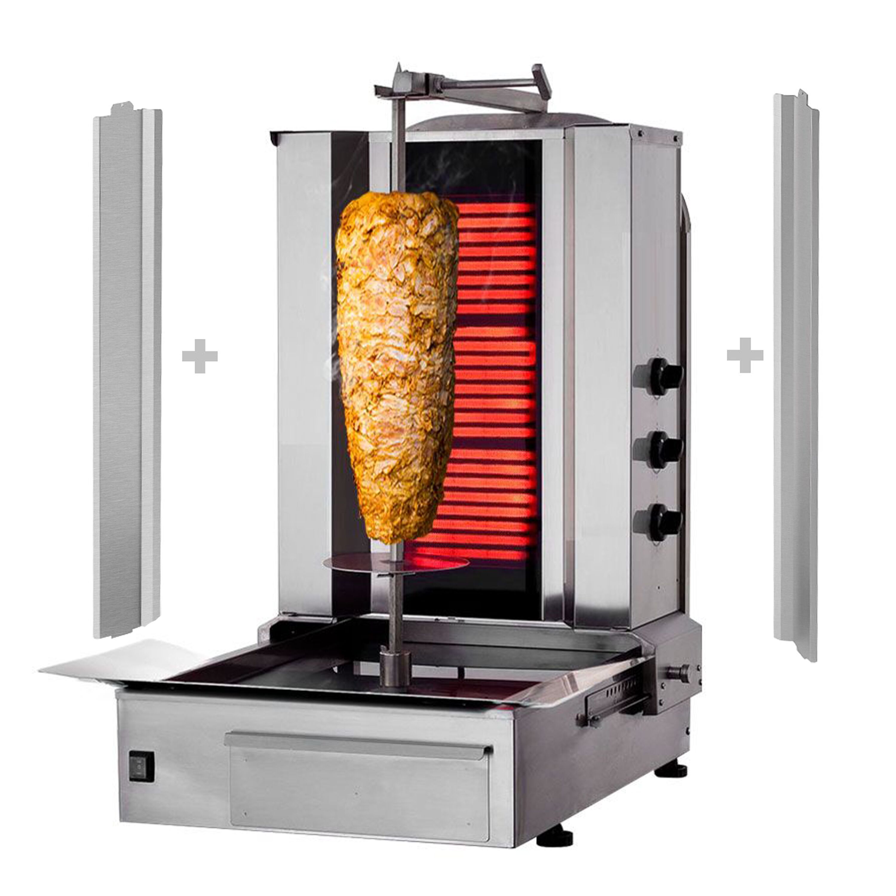 Elektriline kebabigrill 3 põletiga