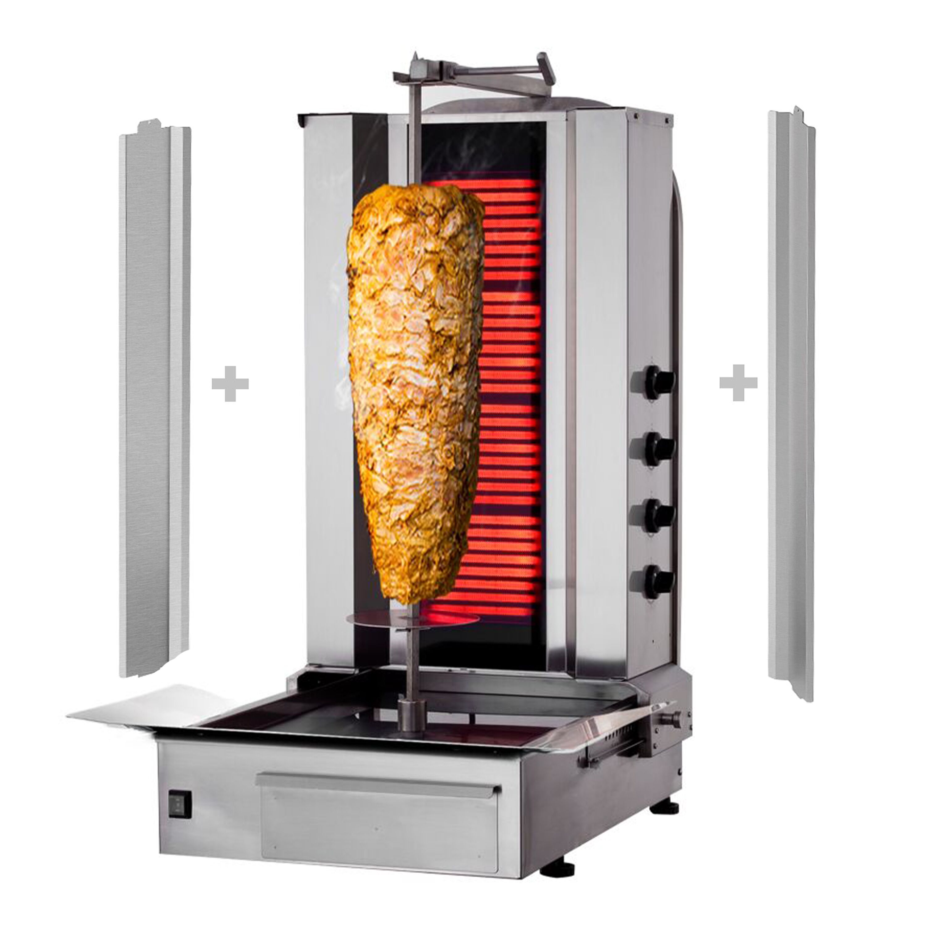 Elektriline kebabigrill 4 põletiga