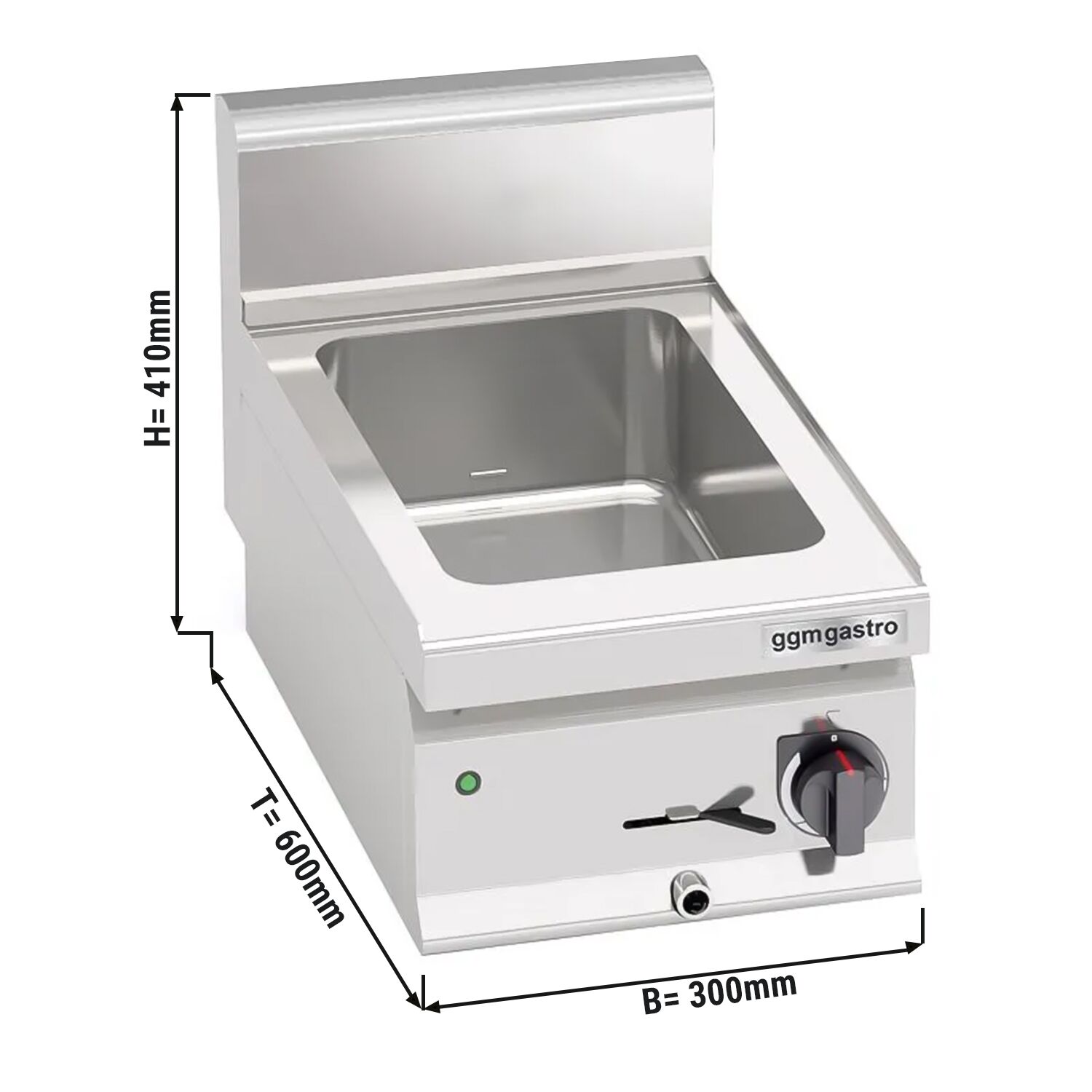 Marmiit 3 × GN 1/4, 150 mm, 700 W