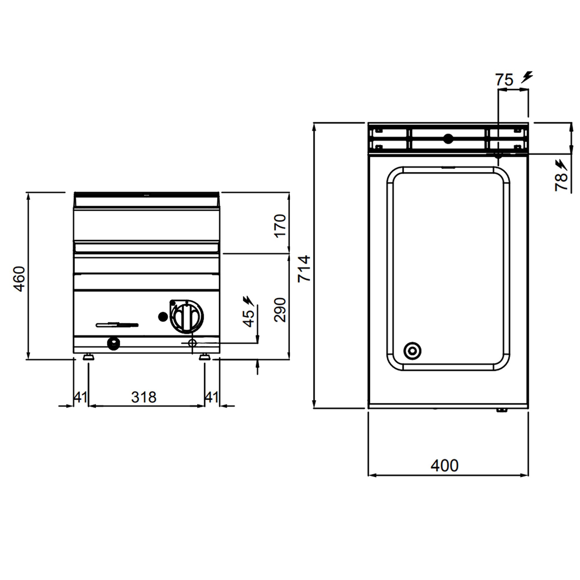 Marmiit GN 1/1, 1,2 kW