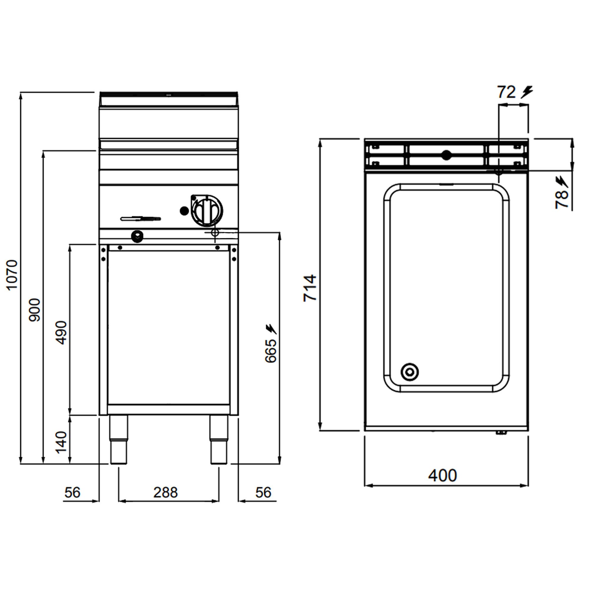 Elektriline bain-marie GN1/1