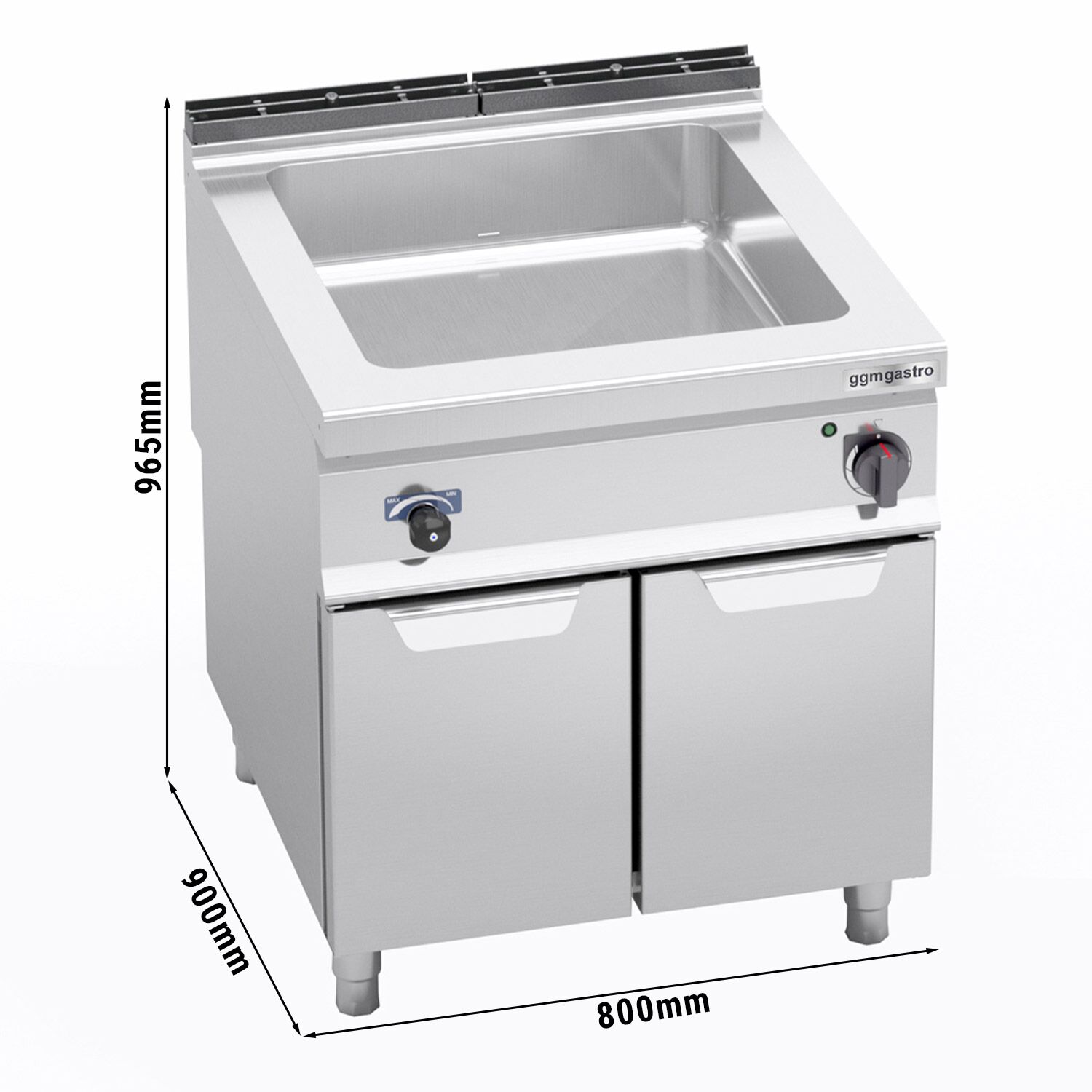 Elektriline bain-marie 2×GN1/1+GN1/3