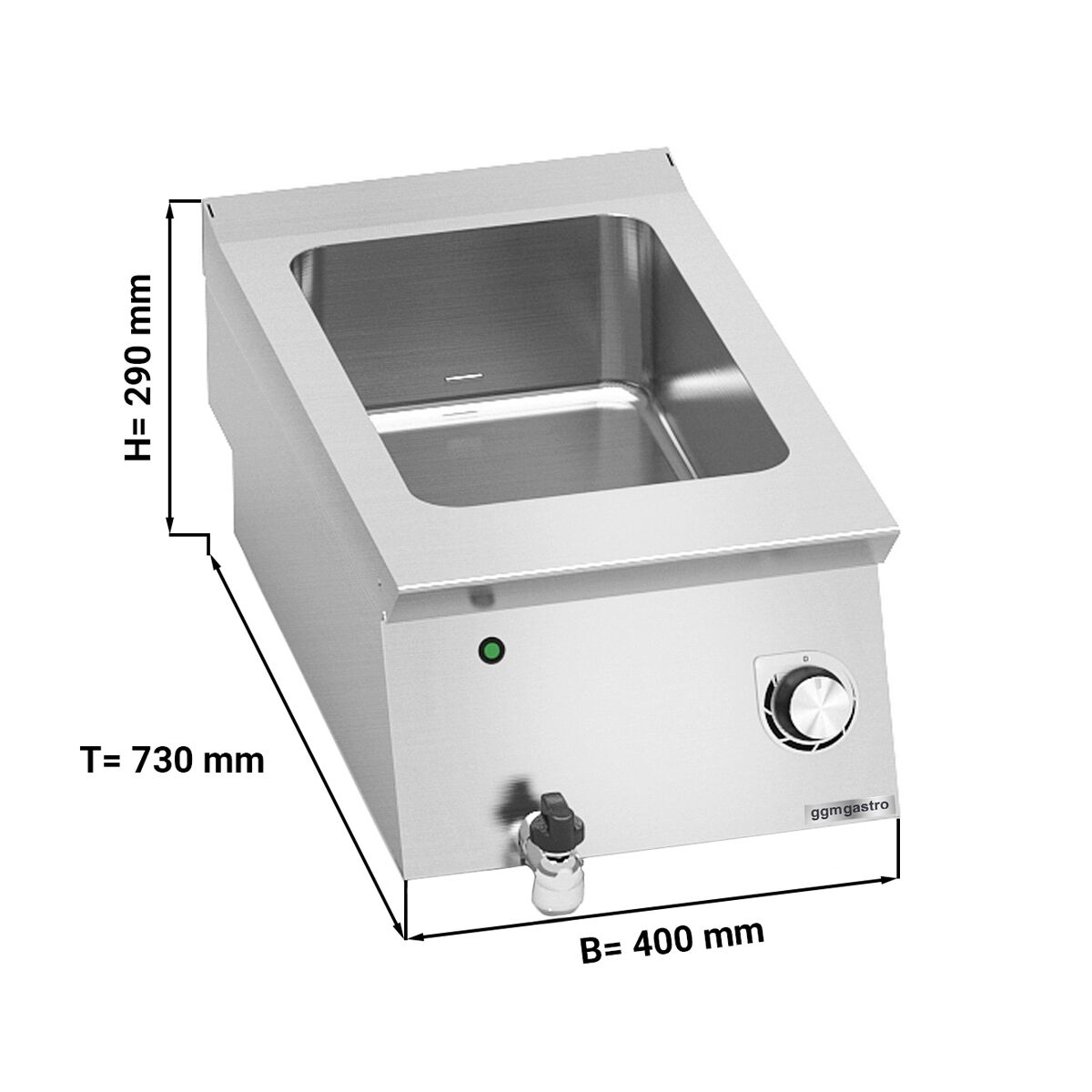 Marmiit GN 1/1, 150 mm, 1,2 kW