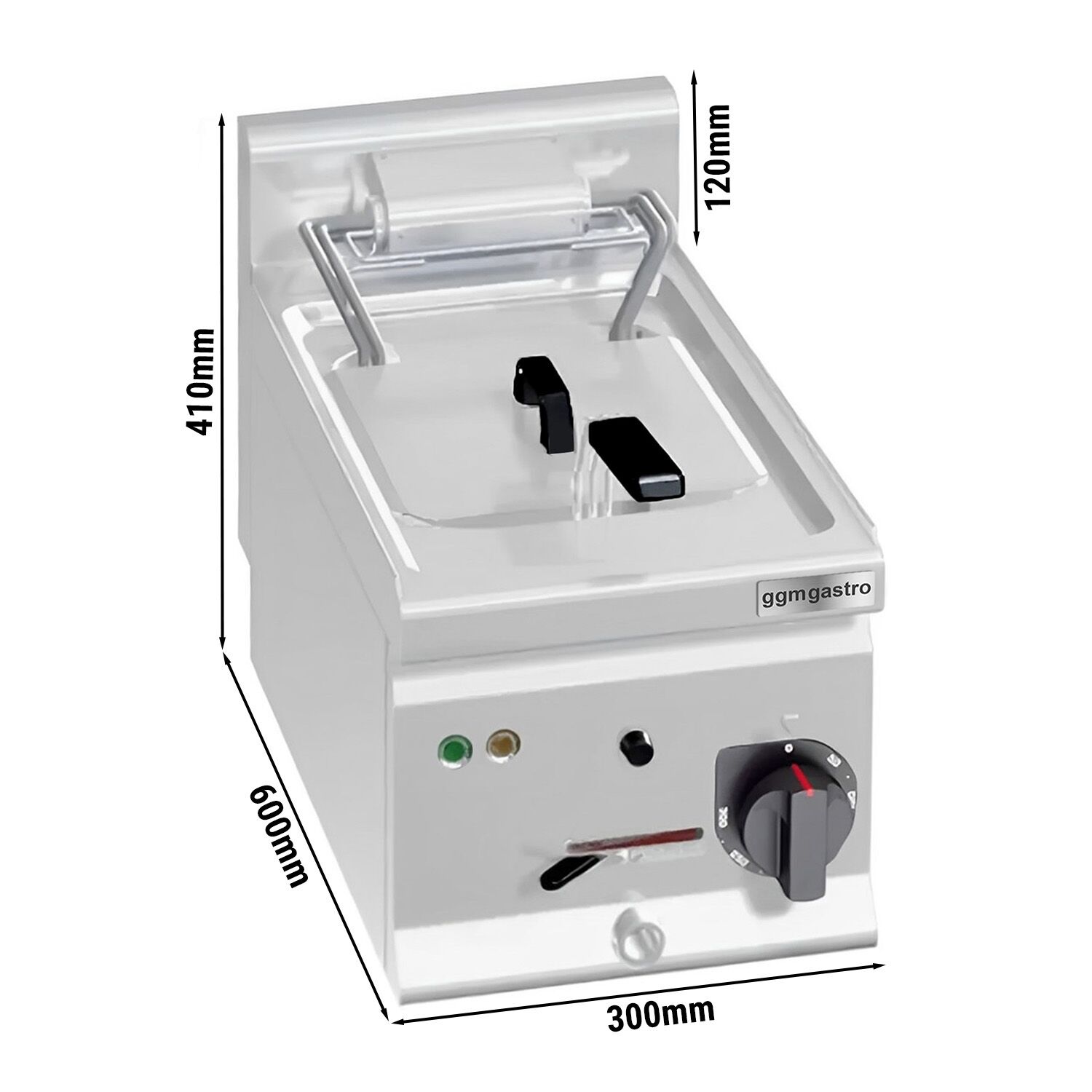 Elektrifritüür 10 l, 9 kW